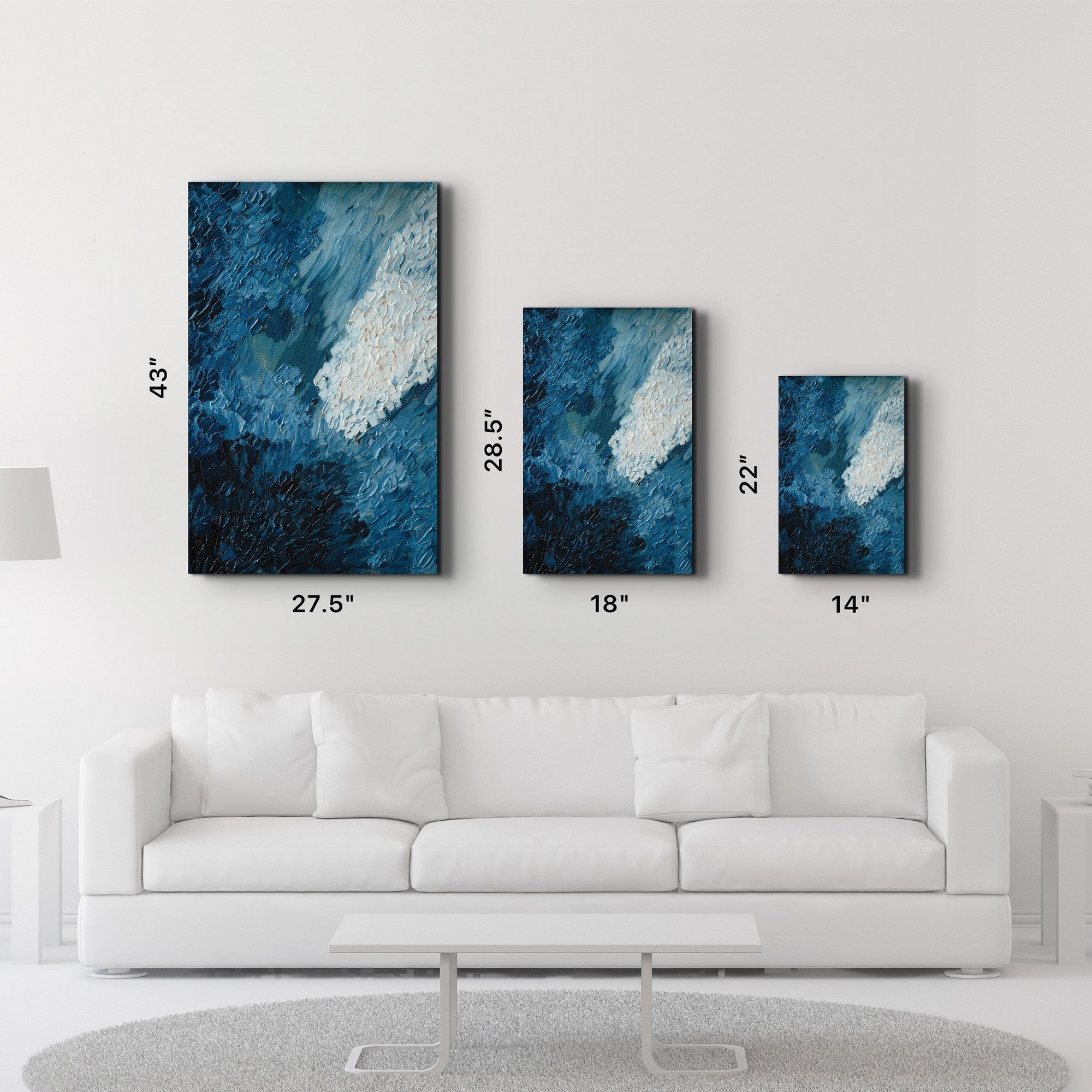 Arte Decorativa em Vidro Temperado Multicolor 35x55cm - Impressão UV de Alta Qualidade