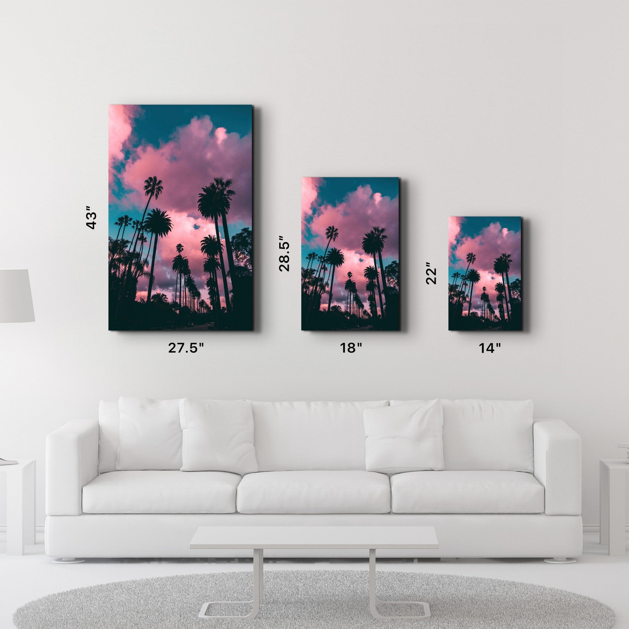 Arte Decorativa em Vidro Temperado Multicolor 35x55cm - Impressão UV de Alta Qualidade