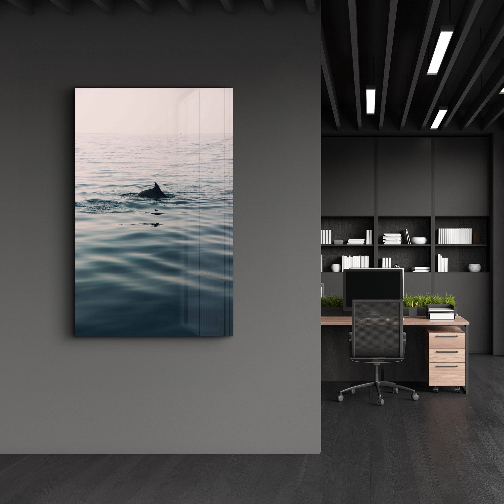 Arte Decorativa em Vidro Temperado Multicolor 35x55cm - Impressão UV de Alta Qualidade