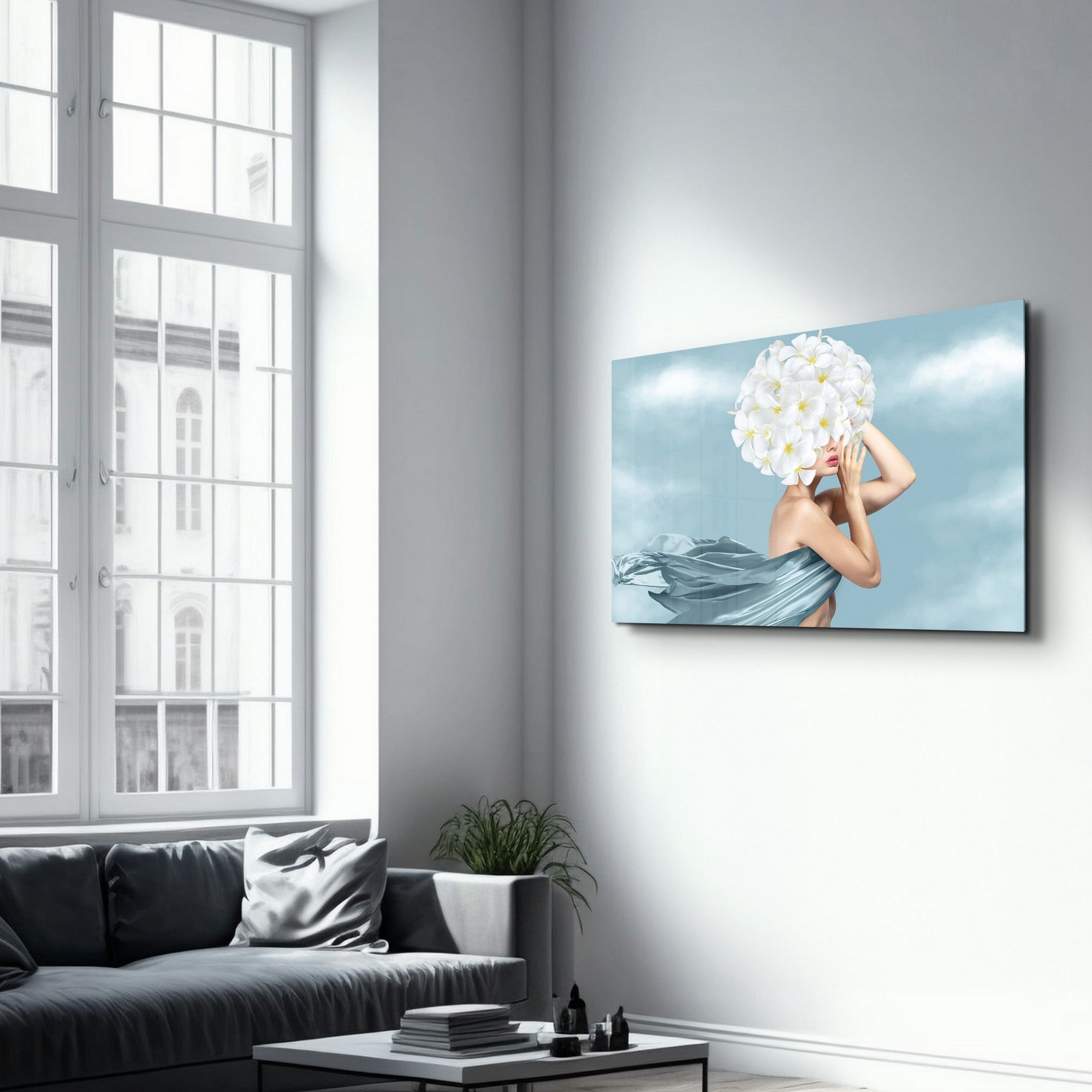 Arte Decorativa em Vidro Temperado Multicolor 35x55cm - Impressão UV de Alta Qualidade