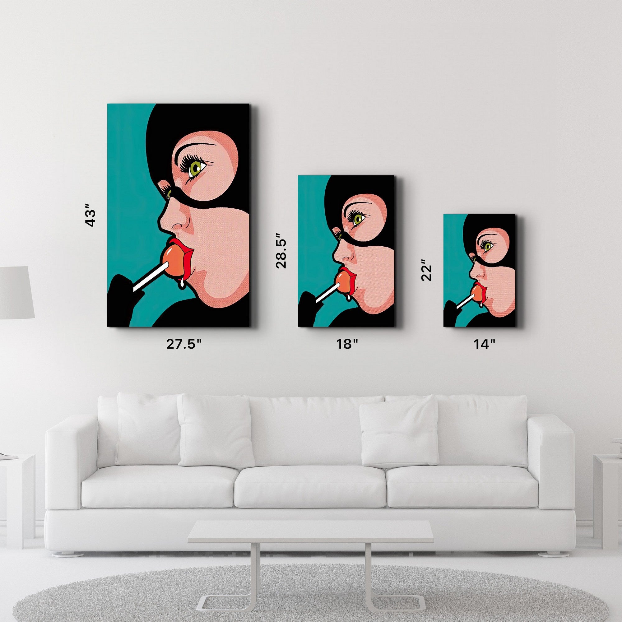 Arte Decorativa em Vidro Temperado Multicolor 35x55cm - Impressão UV de Alta Qualidade