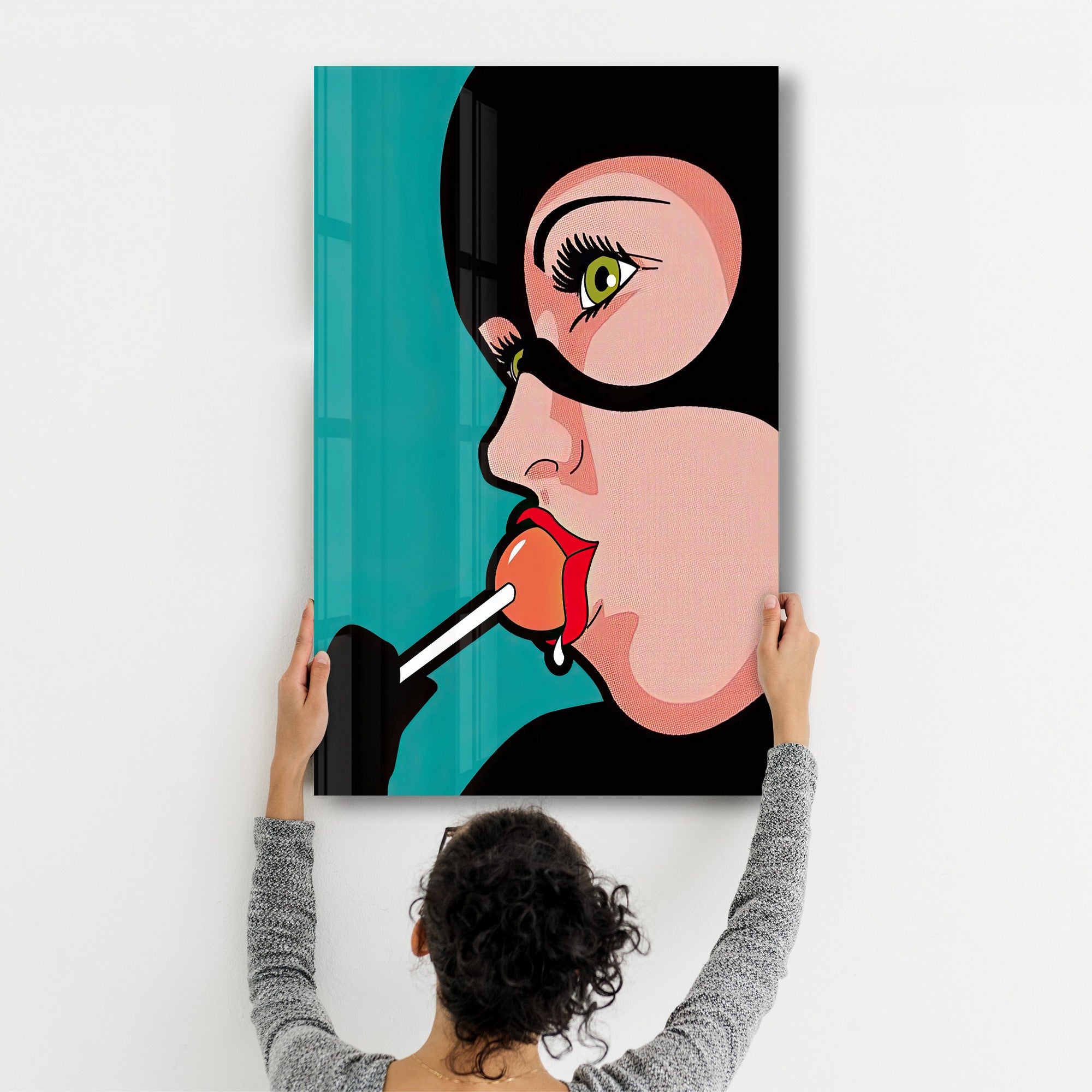 Arte Decorativa em Vidro Temperado Multicolor 70x110cm - Impressão UV de Alta Qualidade