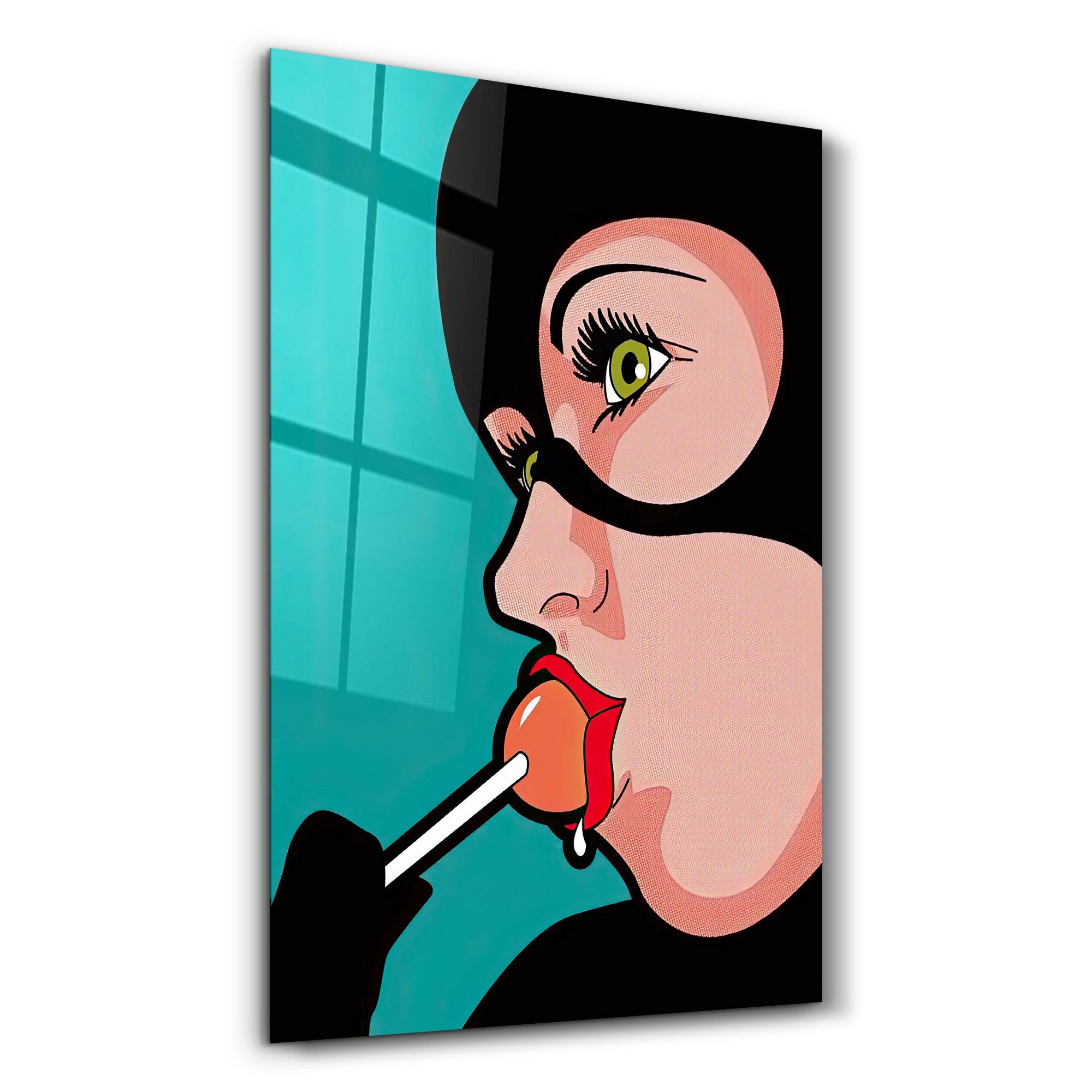 Arte Decorativa em Vidro Temperado Multicolor 70x110cm - Impressão UV de Alta Qualidade