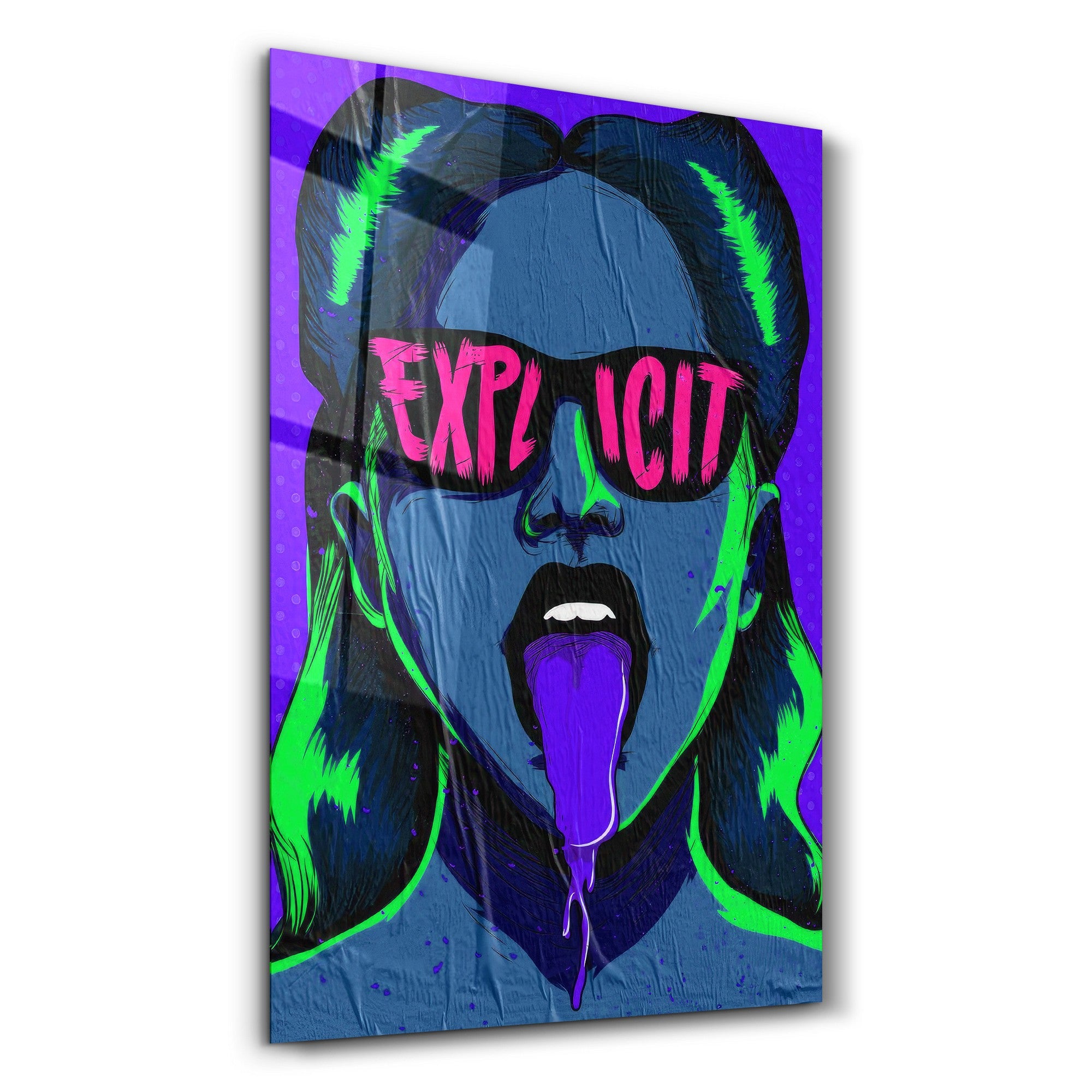 Arte Decorativa em Vidro Temperado Multicolor 70x110cm - Impressão UV de Alta Qualidade