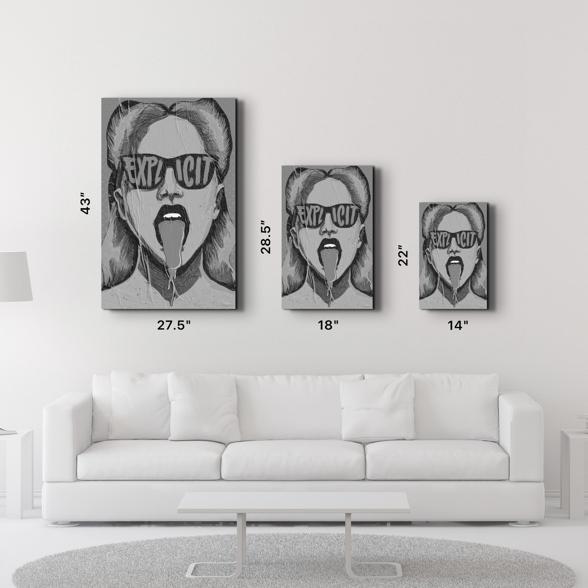 Arte Decorativa em Vidro Temperado Multicolor 35x55cm - Impressão UV de Alta Qualidade