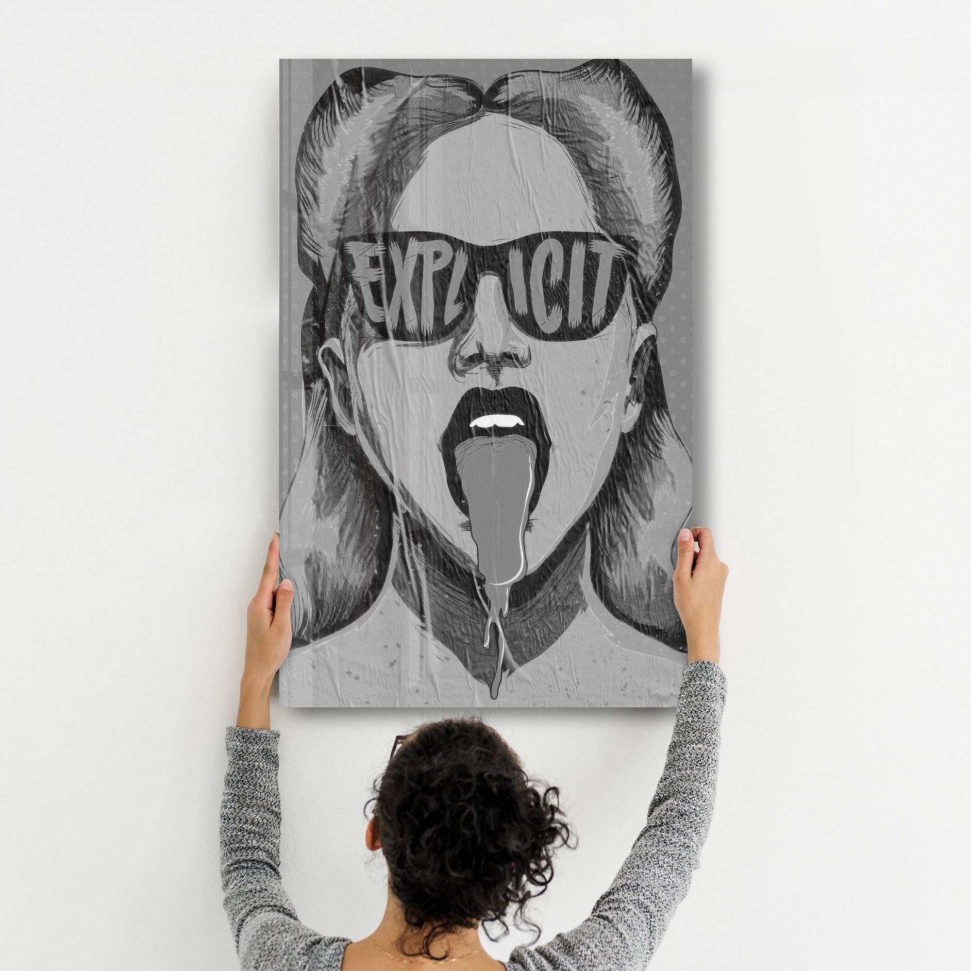 Arte Decorativa em Vidro Temperado Multicolor 70x110cm - Impressão UV de Alta Qualidade