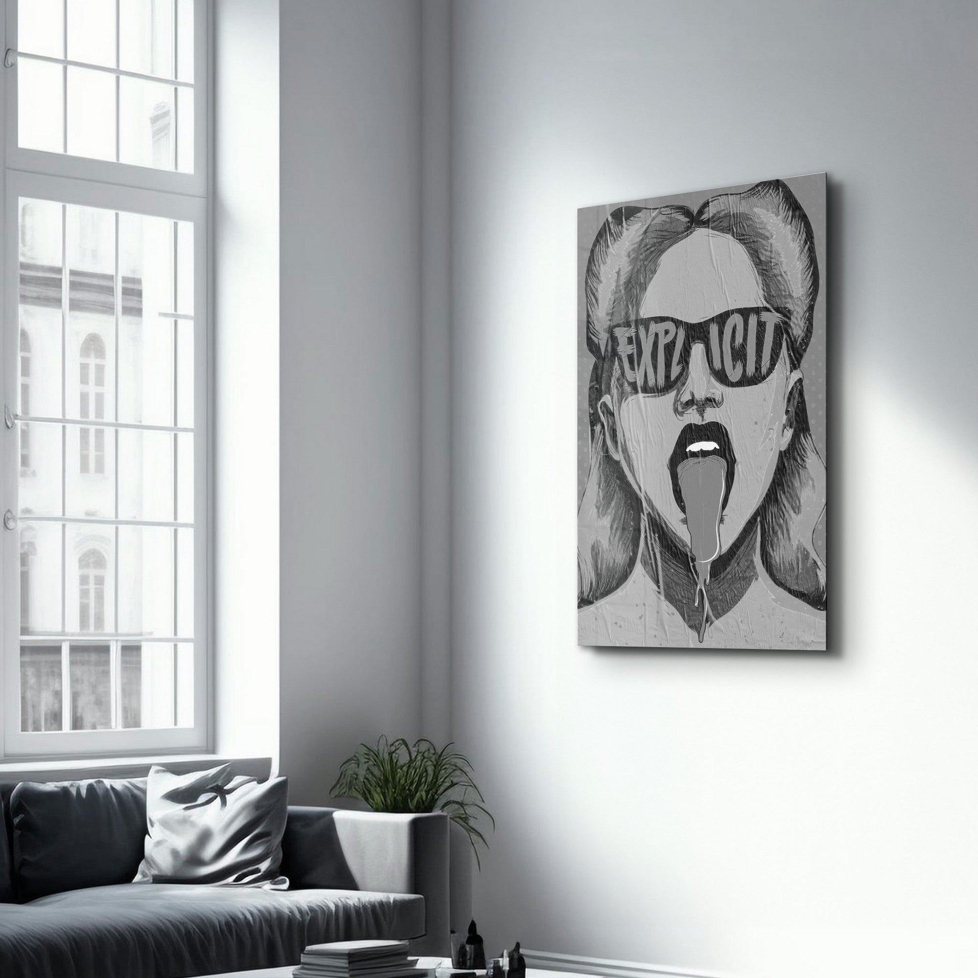 Arte Decorativa em Vidro Temperado Multicolor 70x110cm - Impressão UV de Alta Qualidade