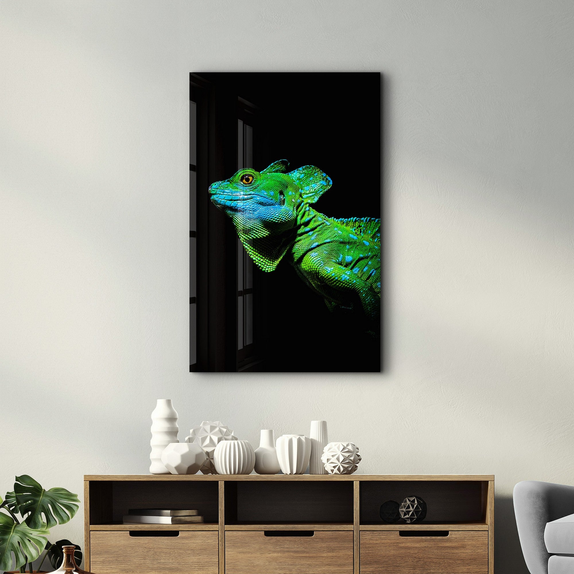 Arte Decorativa em Vidro Temperado Multicolor 70x110cm - Impressão UV de Alta Qualidade