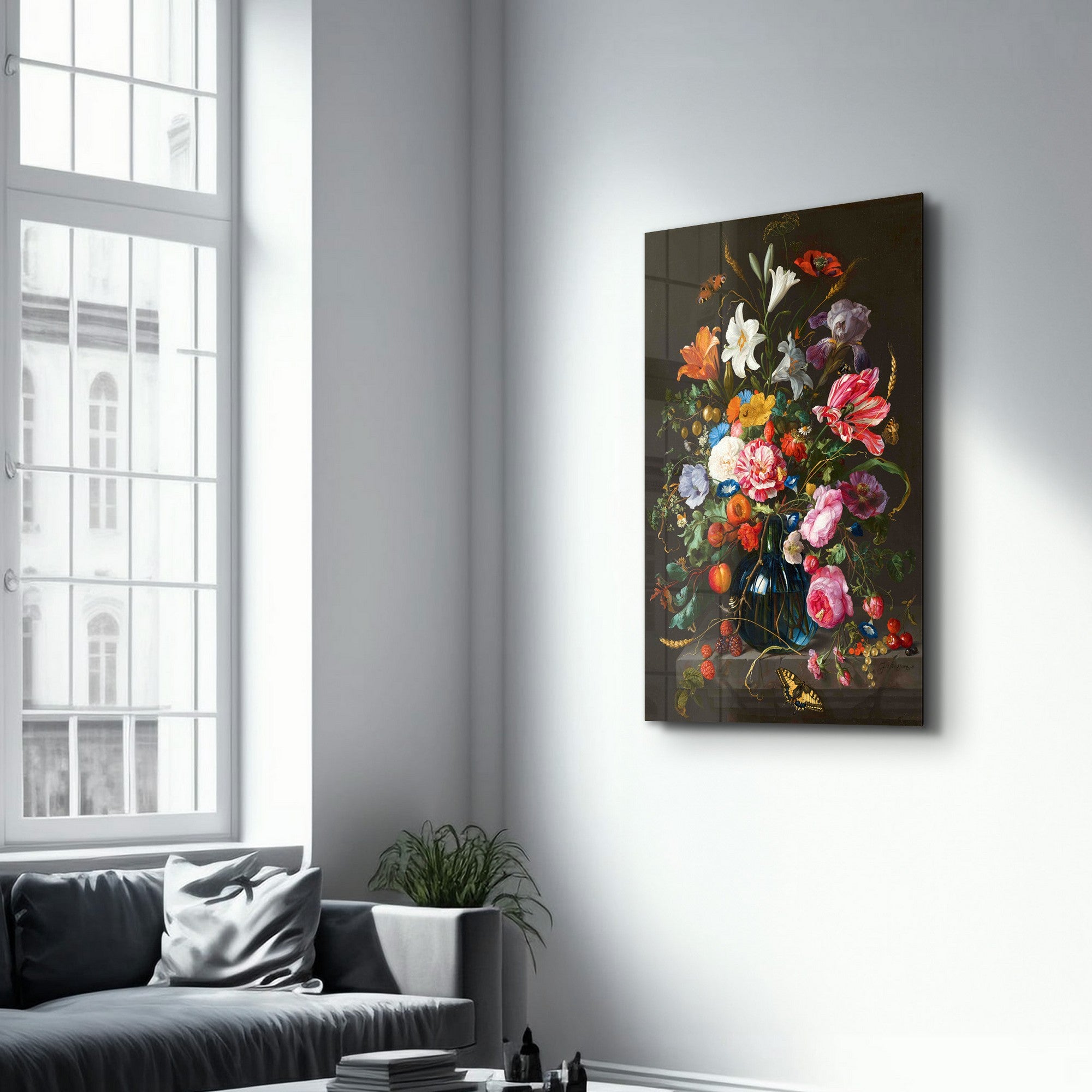 Arte Decorativa em Vidro Temperado Multicolor 70x110cm - Impressão UV de Alta Qualidade