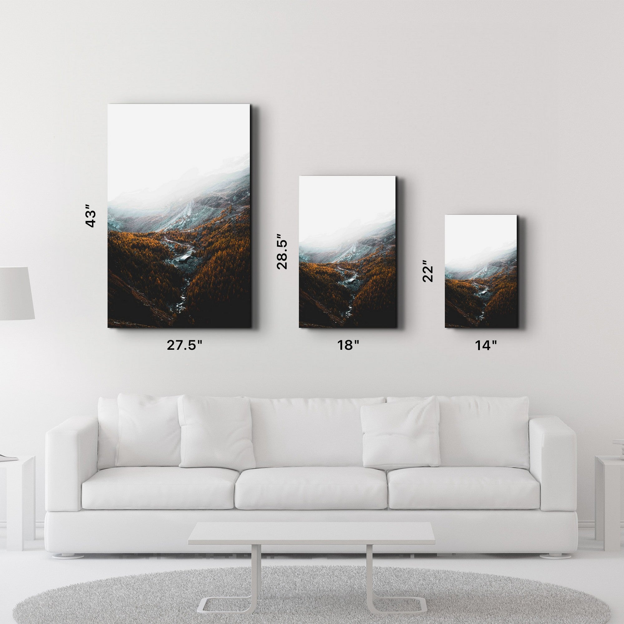 Arte Decorativa em Vidro Temperado Multicolor 35x55cm - Impressão UV de Alta Qualidade