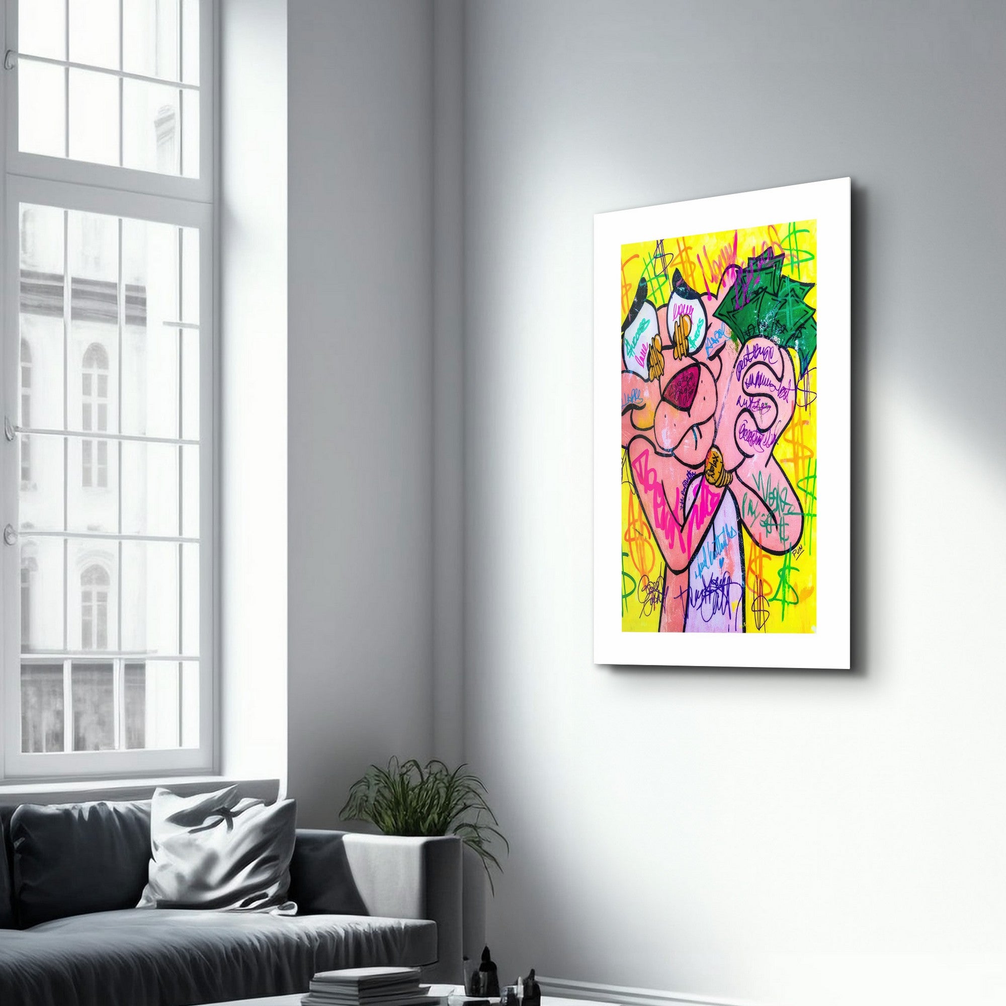 Arte Decorativa em Vidro Temperado Multicolor 70x110cm - Impressão UV de Alta Qualidade