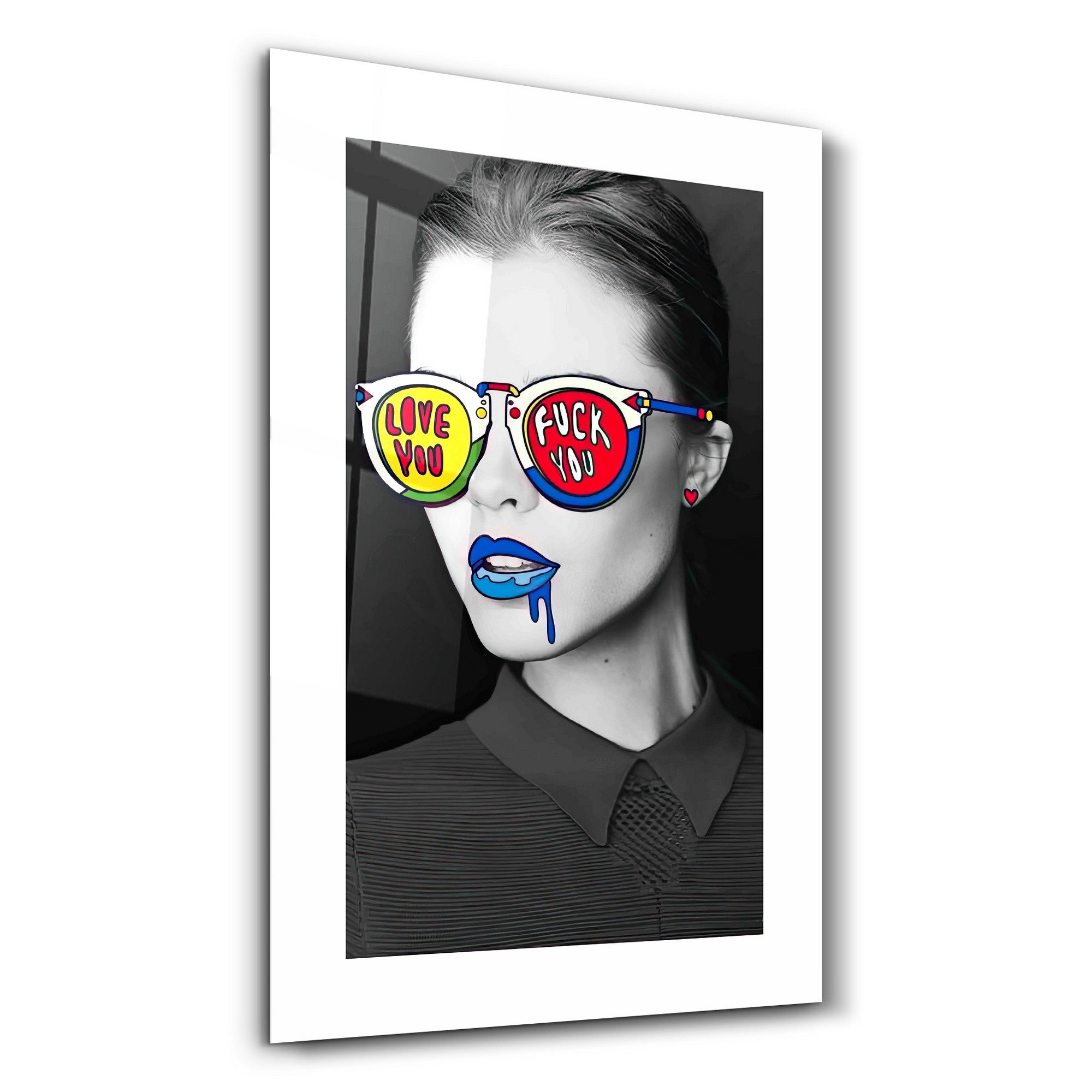 Arte Decorativa em Vidro Temperado Multicolor 35x55cm - Impressão UV de Alta Qualidade