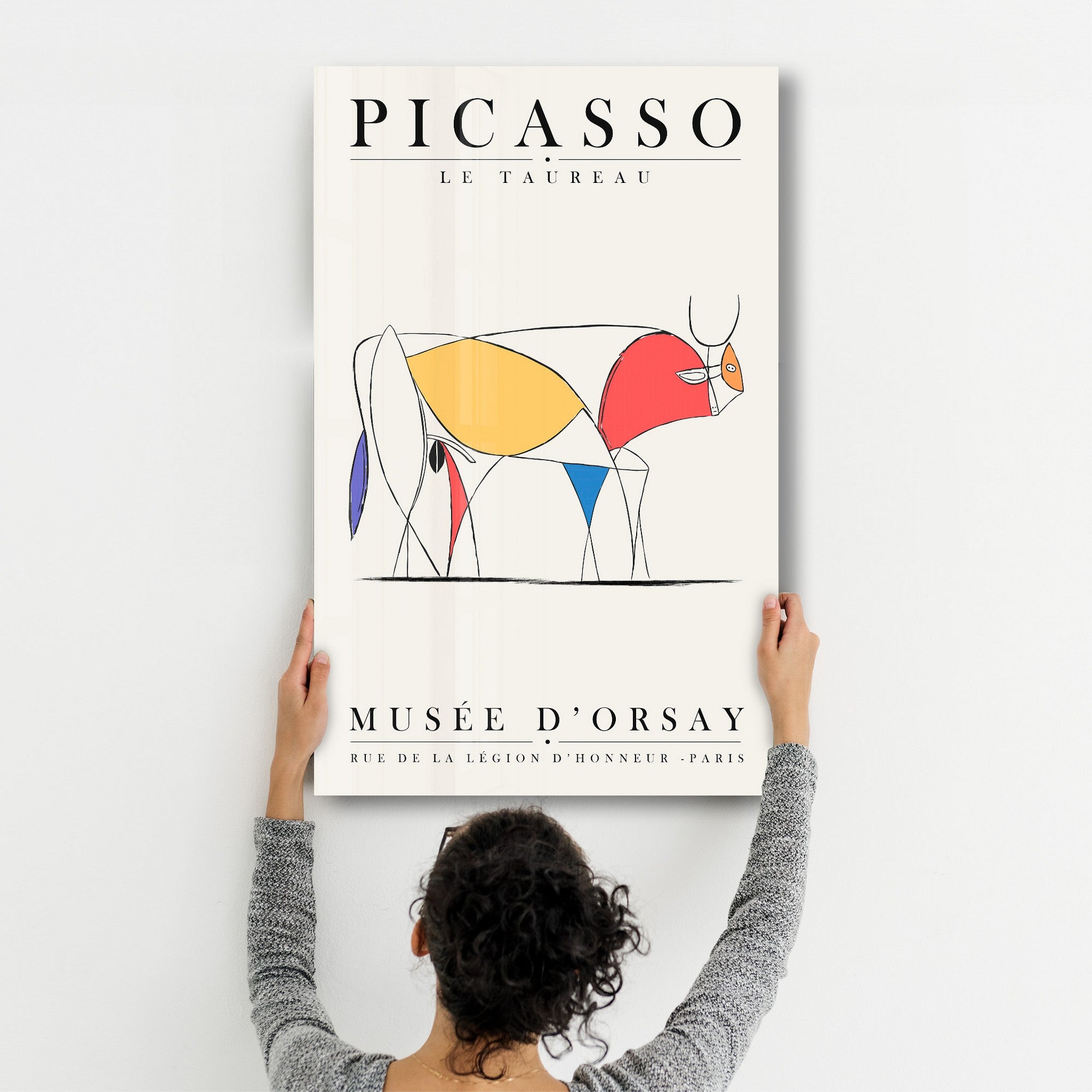 Arte Decorativa em Vidro Temperado Multicolor 35x55cm - Impressão UV de Alta Qualidade