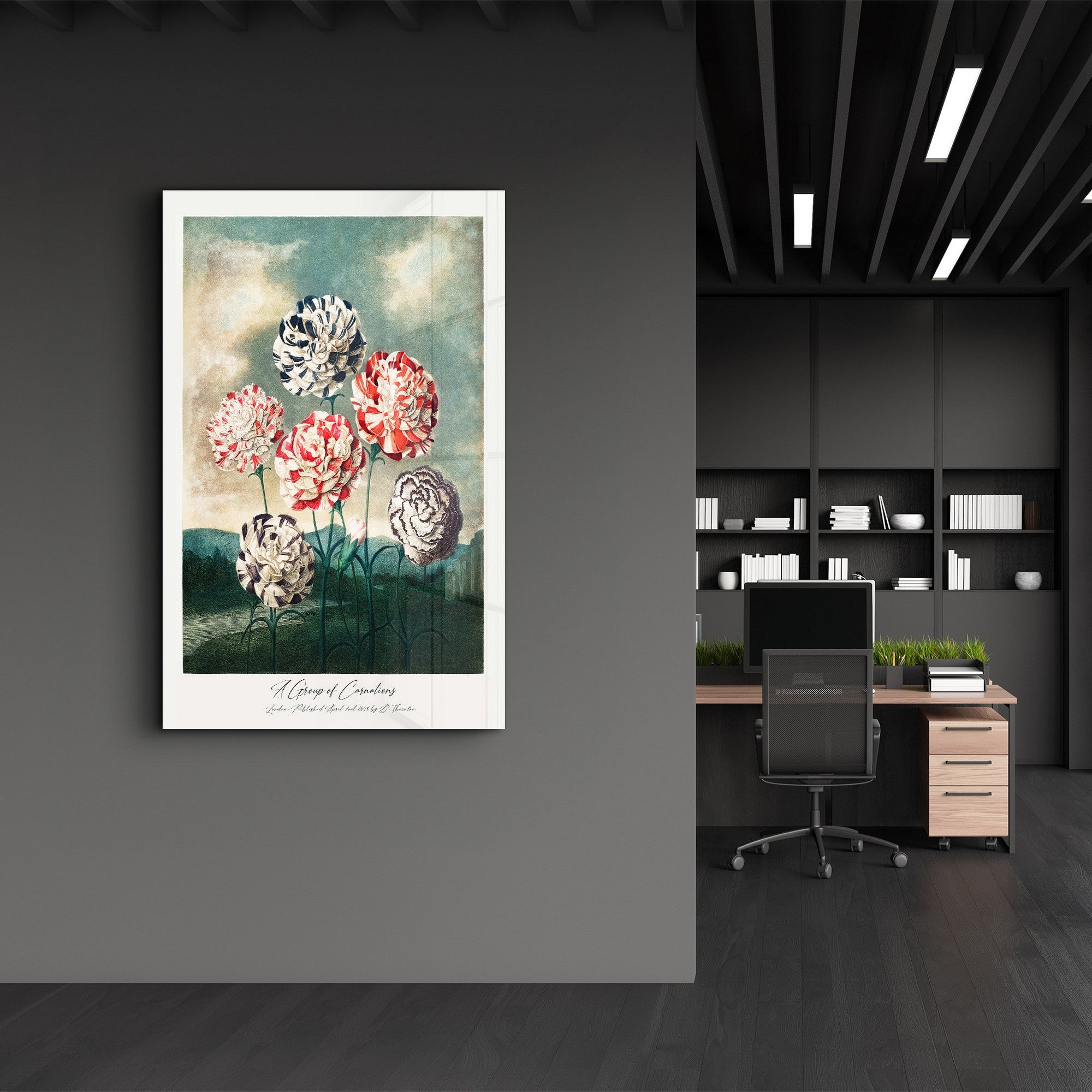 Arte Decorativa em Vidro Temperado Multicolor 35x55cm - Impressão UV de Alta Qualidade