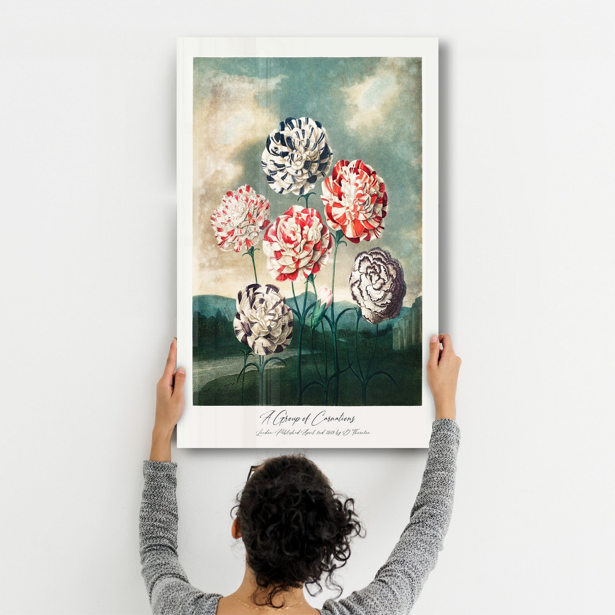 Arte Decorativa em Vidro Temperado Multicolor 35x55cm - Impressão UV de Alta Qualidade