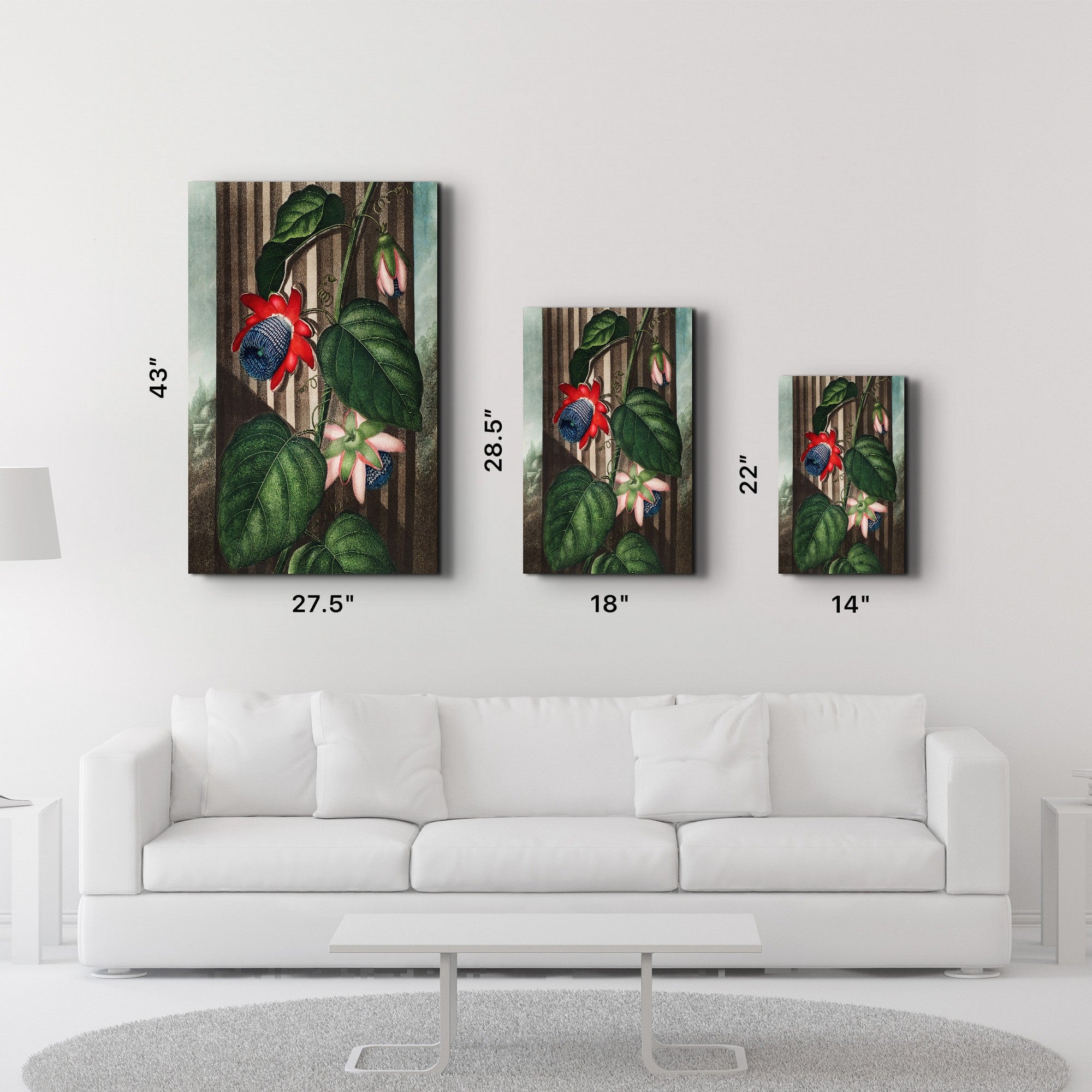 Arte Decorativa em Vidro Temperado Multicolor 35x55cm - Impressão UV de Alta Qualidade