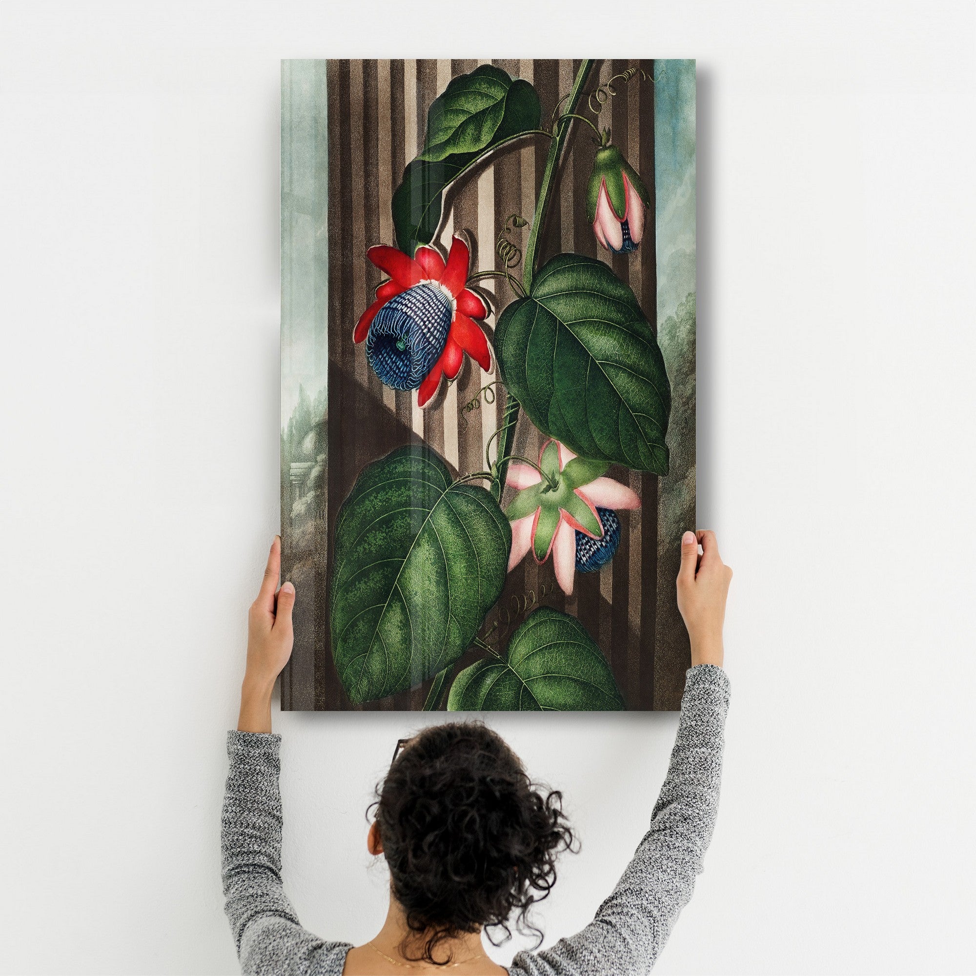 Arte Decorativa em Vidro Temperado Multicolor 70x110cm - Impressão UV de Alta Qualidade