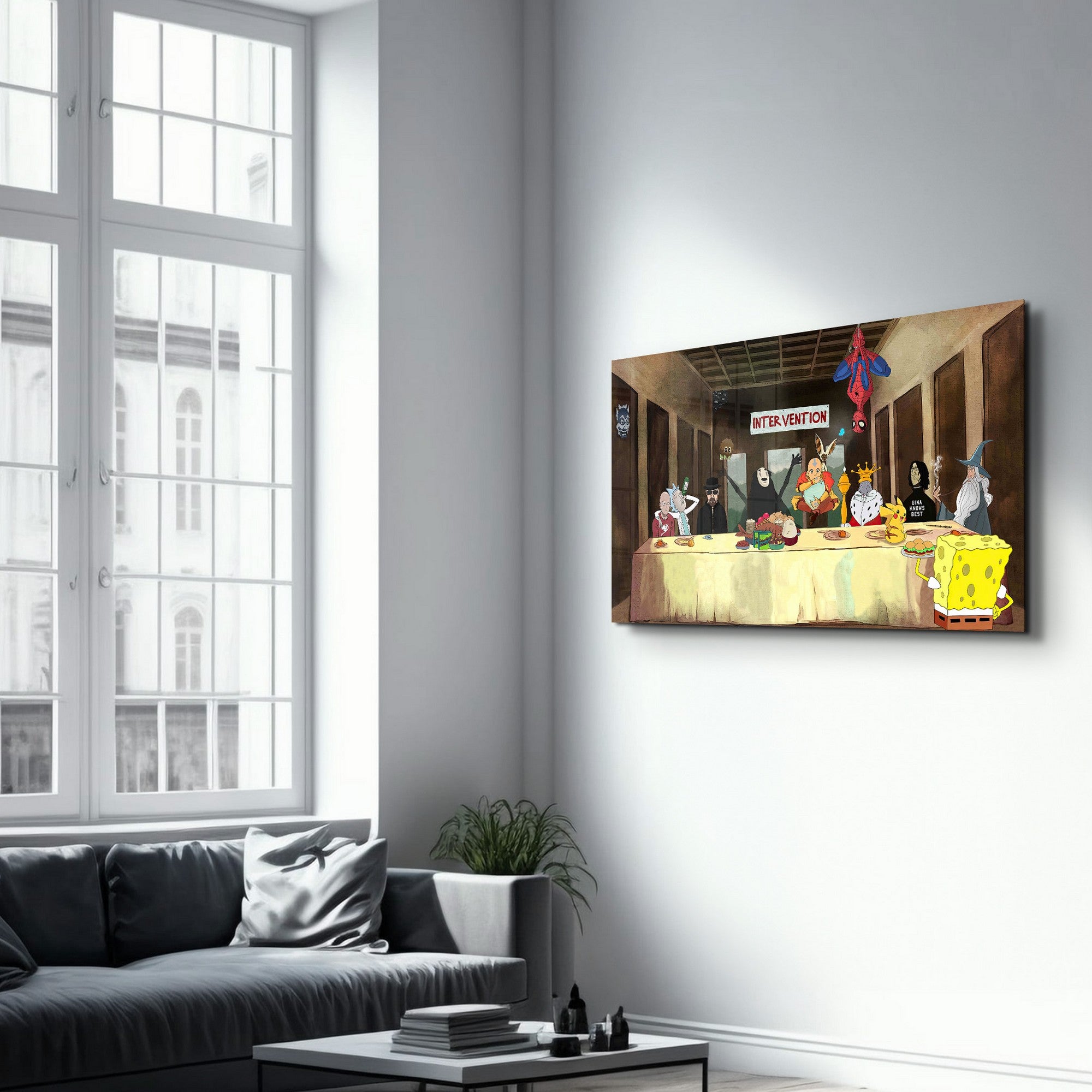 Quadro Decorativo em Vidro Temperado SPR-1183, 35 x 55 cm, Multicolor, Impressão UV, 4 mm