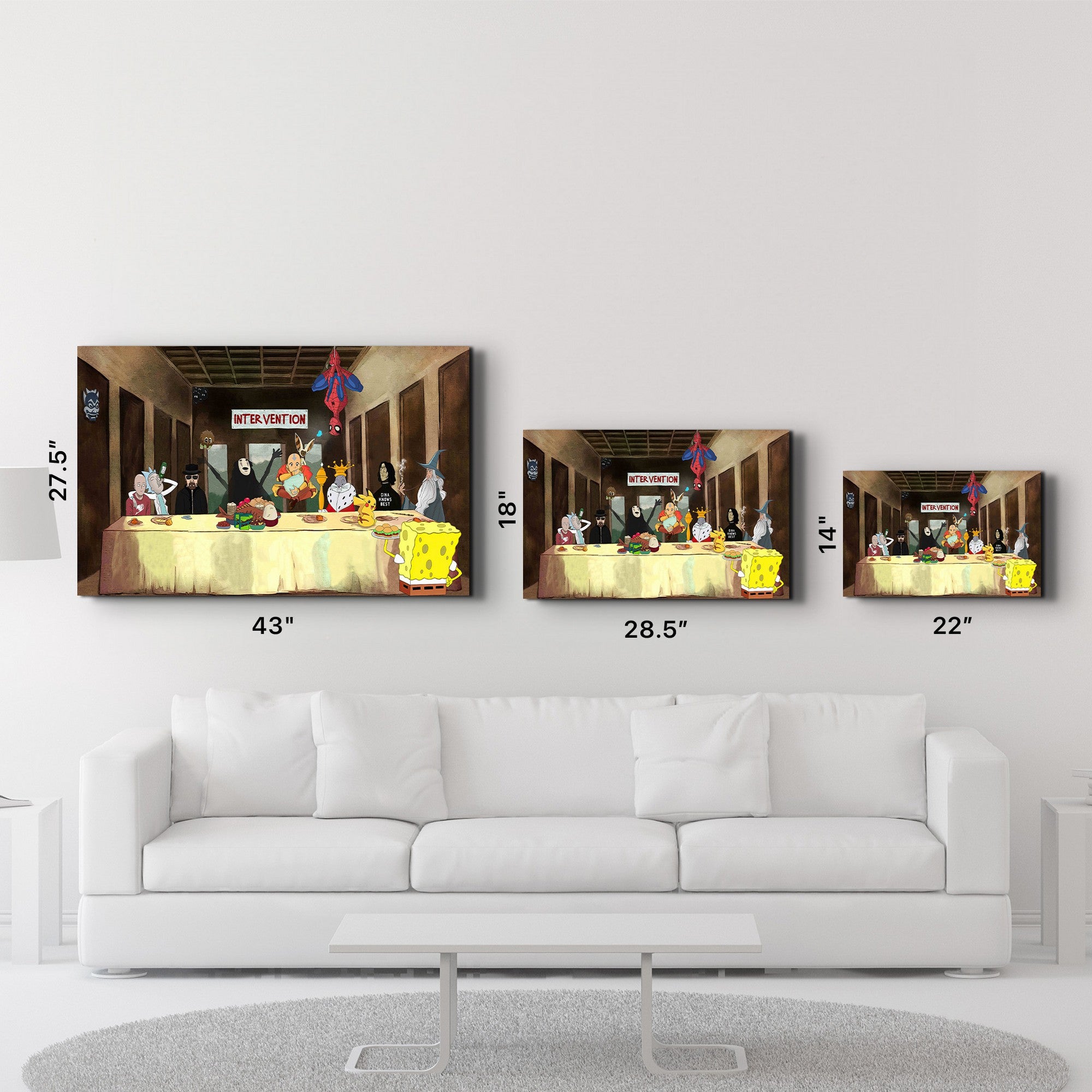 Quadro Decorativo em Vidro Temperado SPR-1183, 35 x 55 cm, Multicolor, Impressão UV, 4 mm