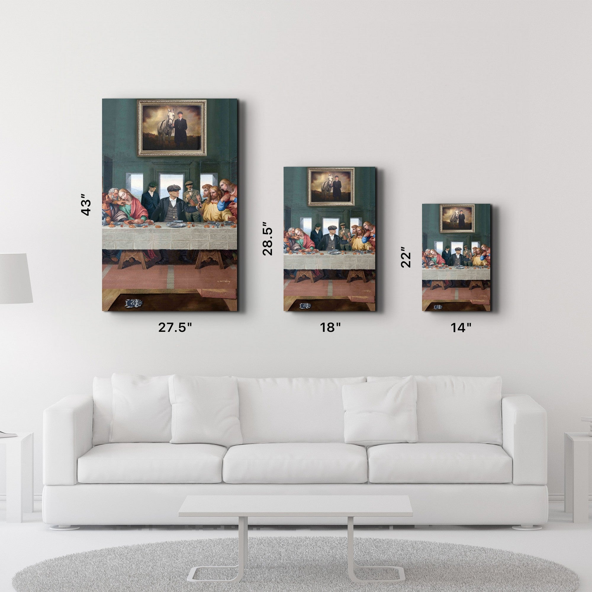 Arte Decorativa em Vidro Temperado Multicolor 35x55cm - Impressão UV de Alta Qualidade