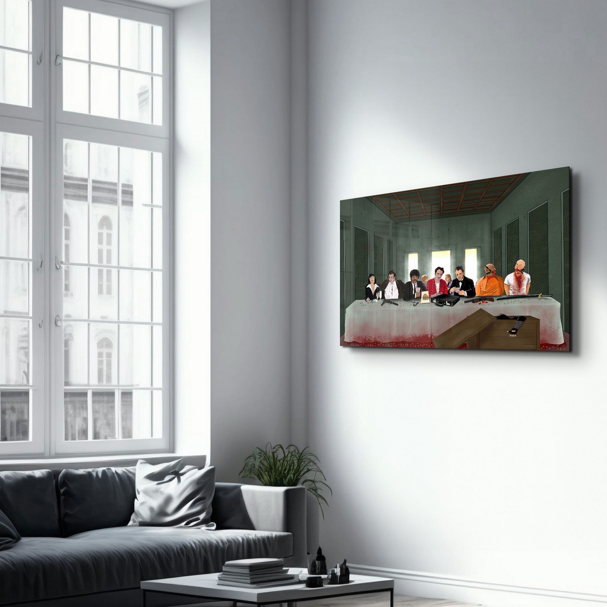 Arte Decorativa em Vidro Temperado Multicolor 35x55cm - Impressão UV de Alta Qualidade