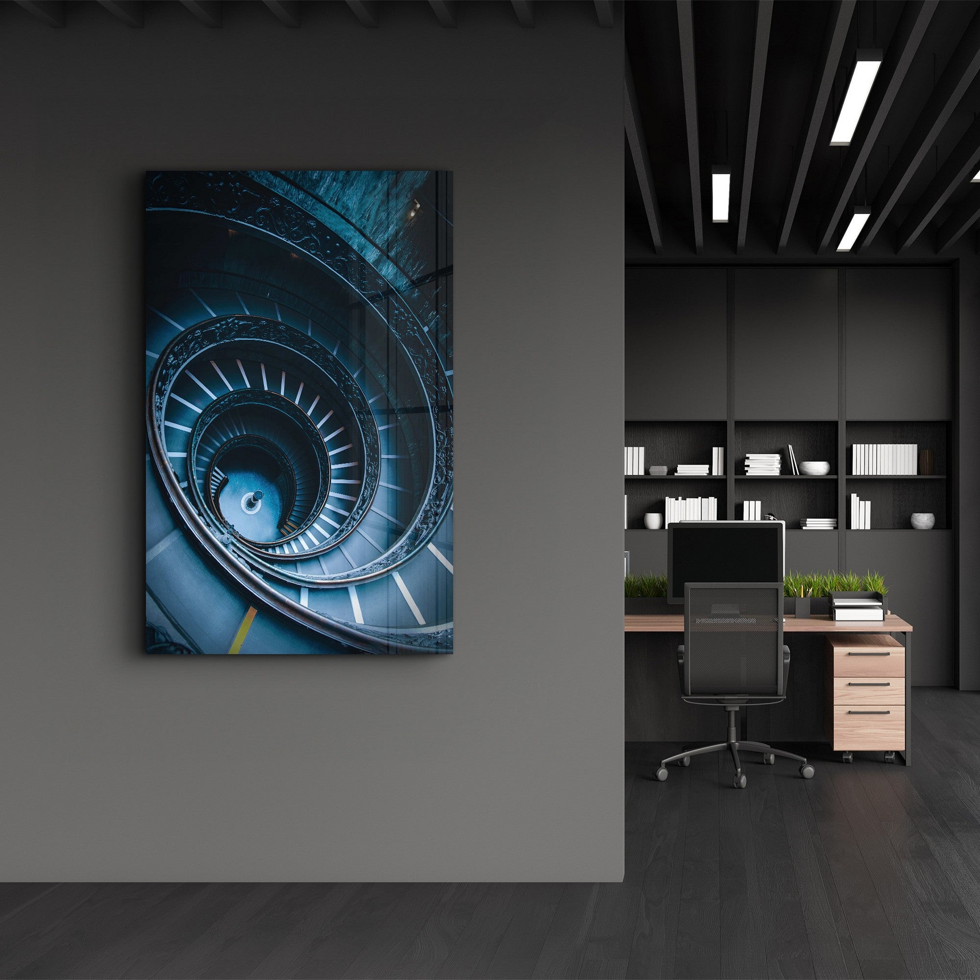 Arte Decorativa em Vidro Temperado Multicolor 35x55cm - Impressão UV de Alta Qualidade