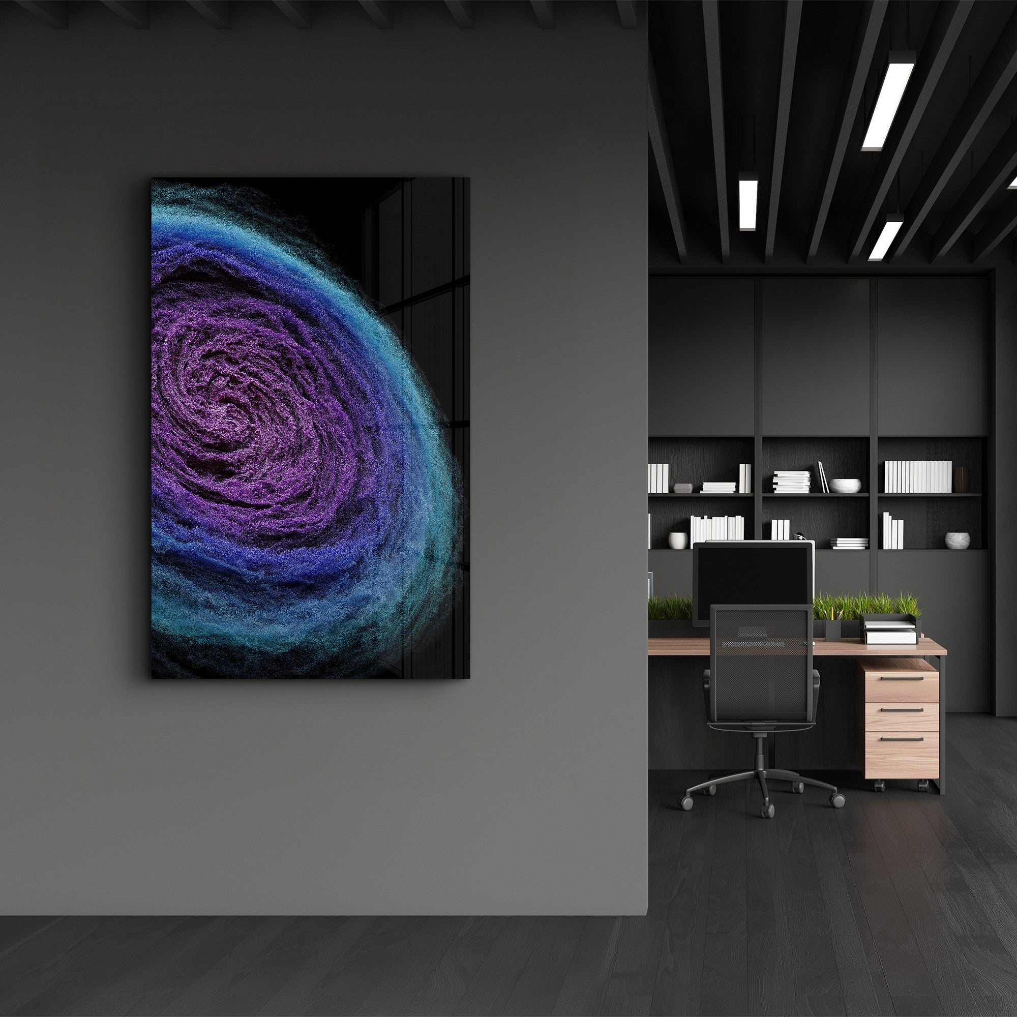 Arte Decorativa em Vidro Temperado Multicolor 70x110cm - Impressão UV de Alta Qualidade