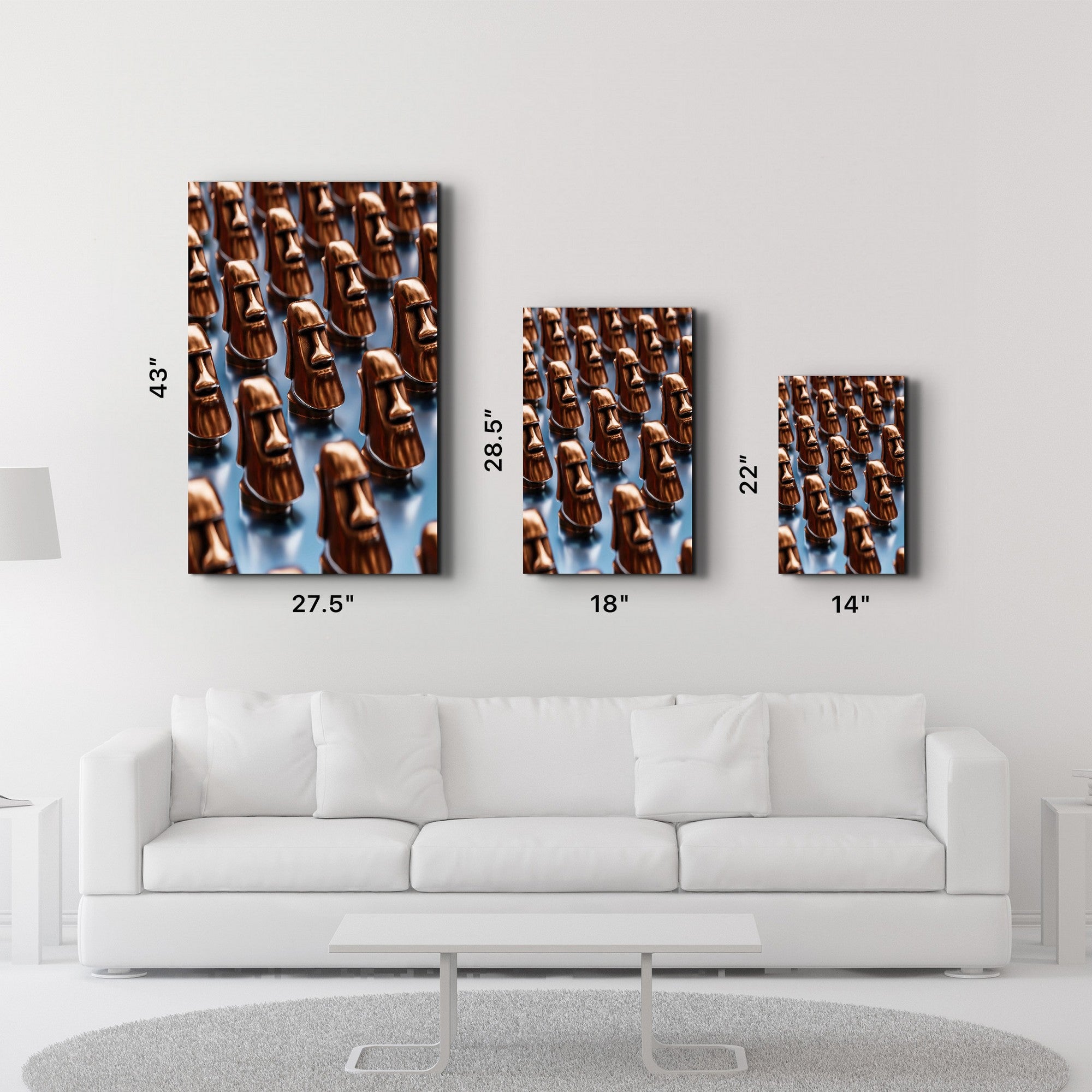 Arte Decorativa em Vidro Temperado Multicolor 70x110cm - Impressão UV de Alta Qualidade