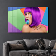 Arte Decorativa em Vidro Temperado Multicolor 35x55cm - Impressão UV de Alta Qualidade