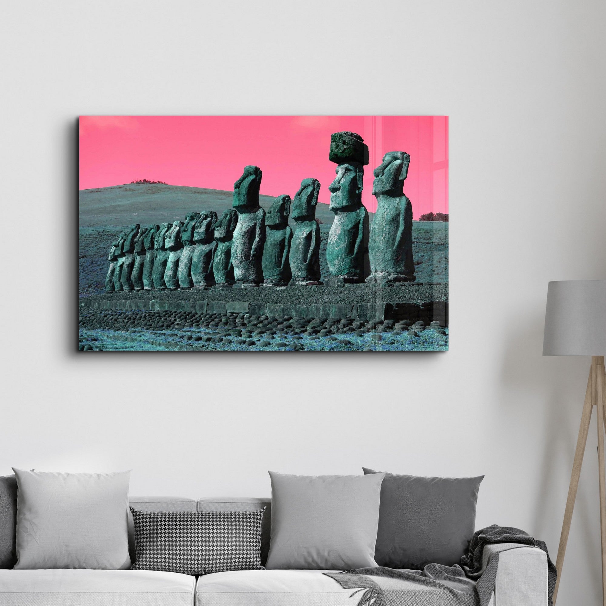 Quadro Decorativo em Vidro Temperado SPR-1200 Multicolor 35x55cm - Impressão UV de Alta Qualidade