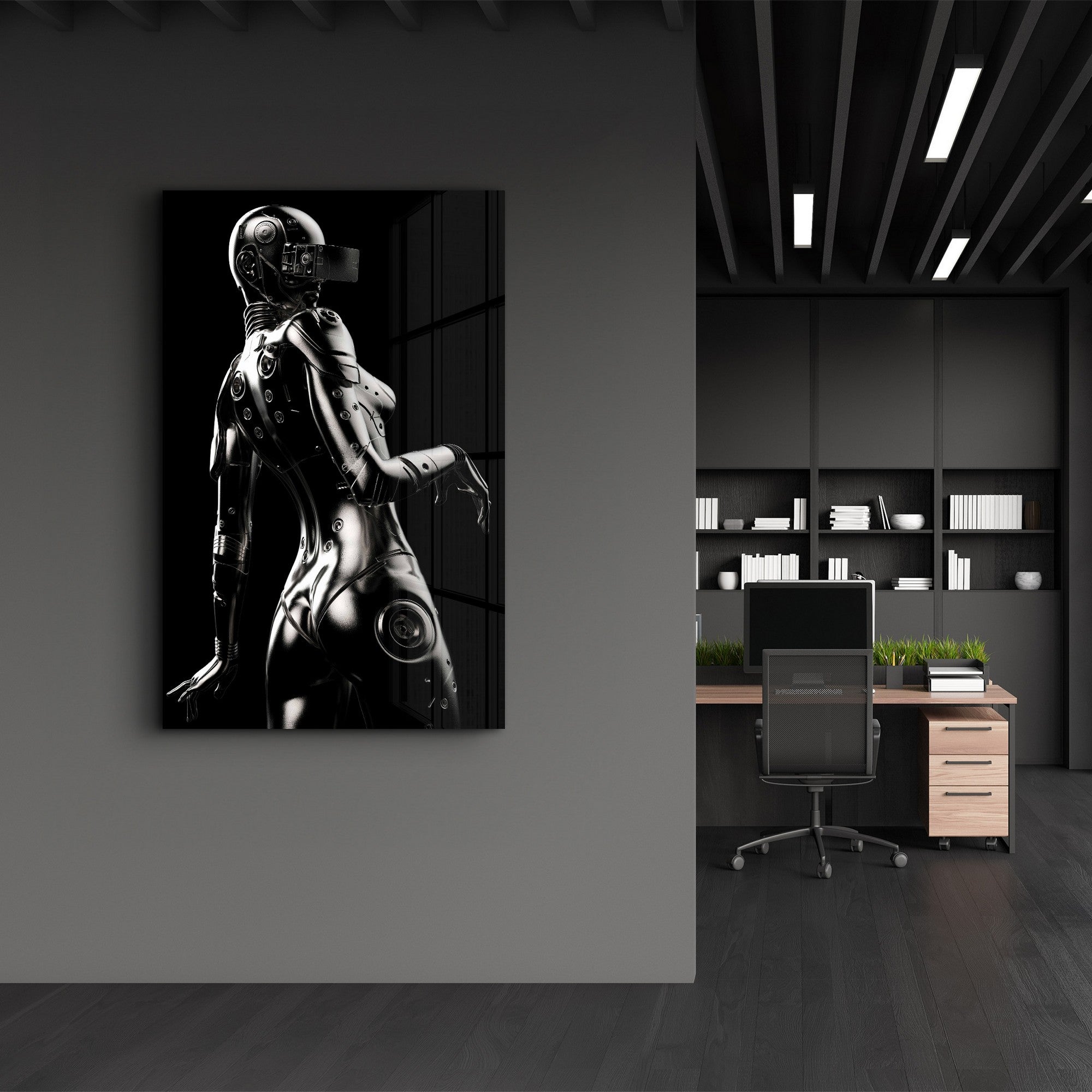 Arte Decorativa em Vidro Temperado Multicolor 35x55cm - Impressão UV de Alta Qualidade