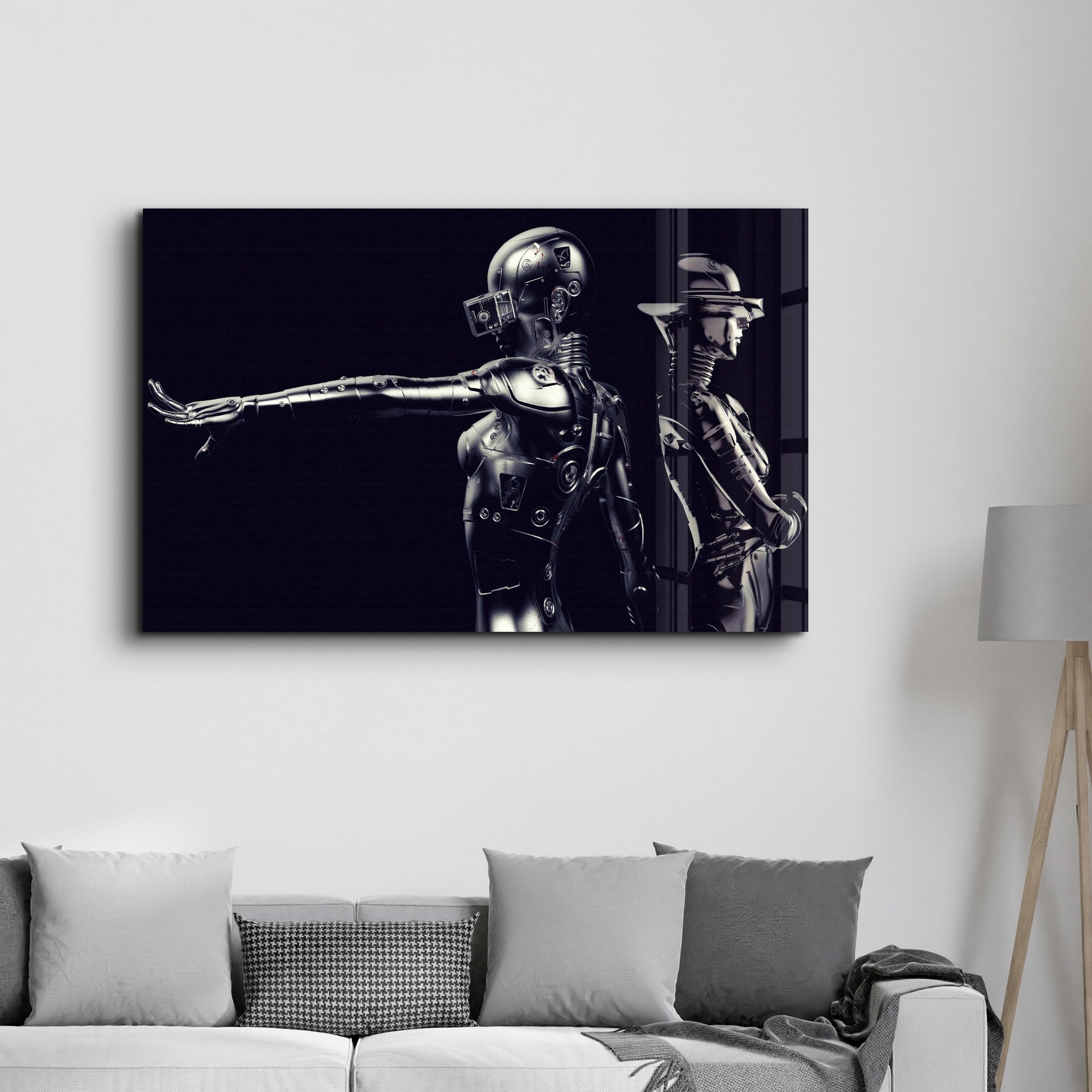 Arte Decorativa em Vidro Temperado Multicolor 35x55cm - Impressão UV de Alta Qualidade