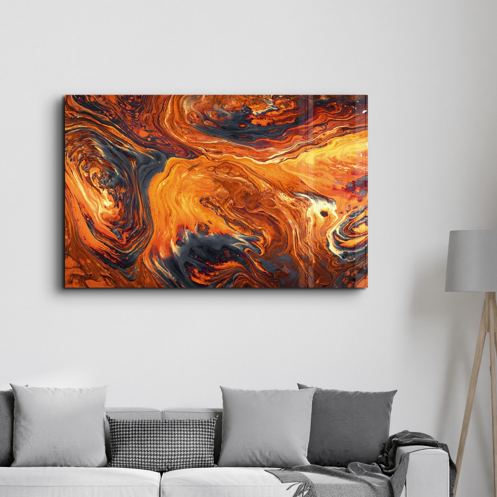 Arte Decorativa em Vidro Temperado Multicolor 70x110cm - Impressão UV de Alta Qualidade