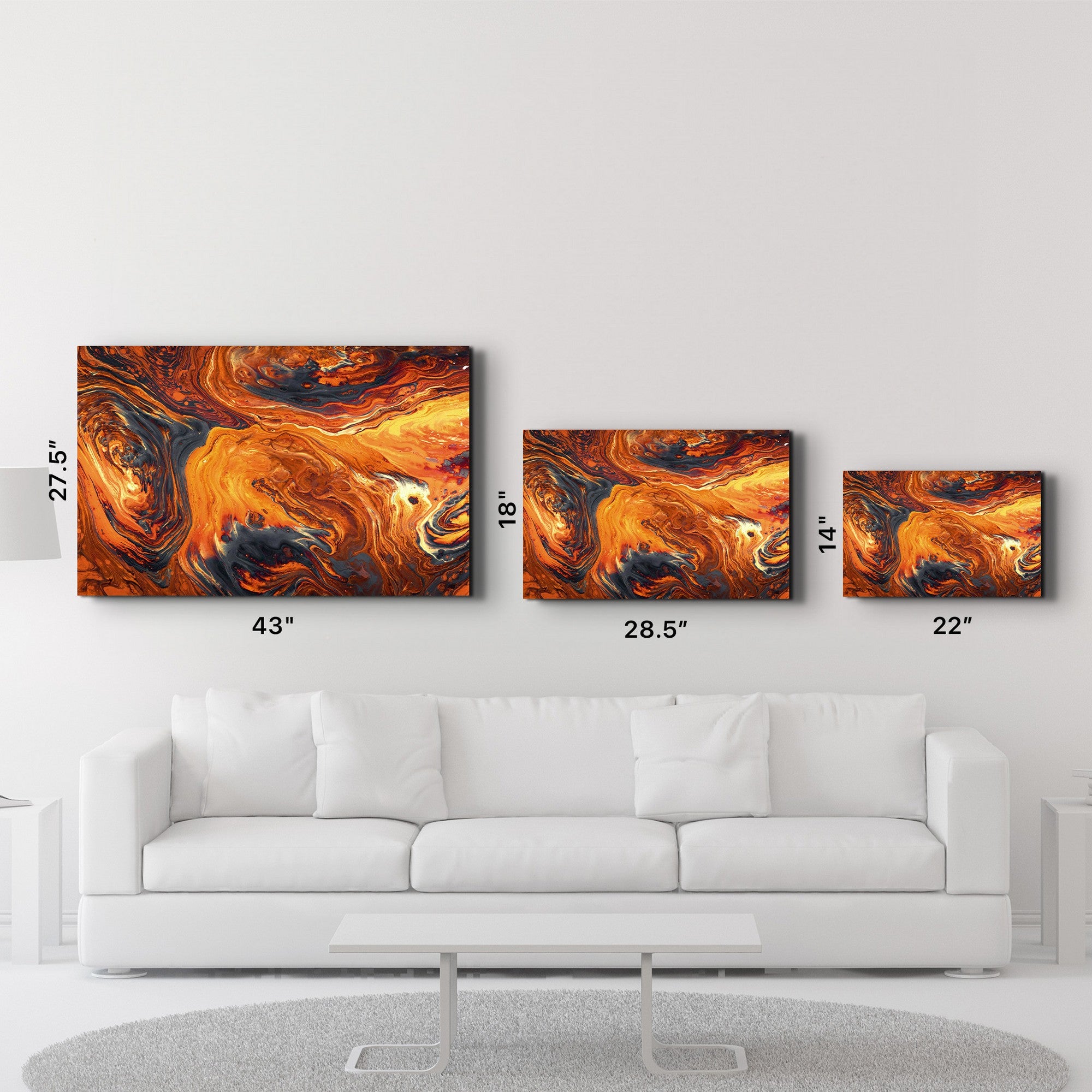 Arte Decorativa em Vidro Temperado Multicolor 70x110cm - Impressão UV de Alta Qualidade