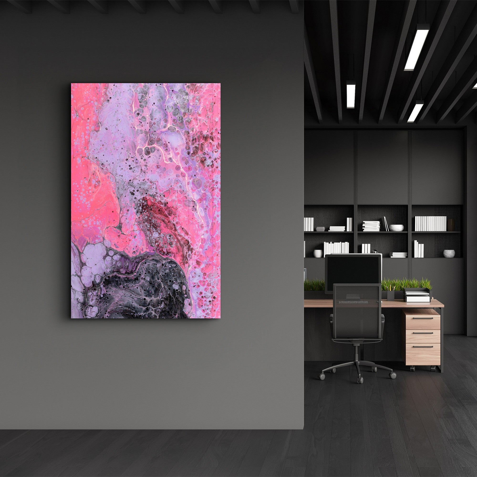 Arte Decorativa em Vidro Temperado Multicolor 70x110cm - Impressão UV de Alta Qualidade