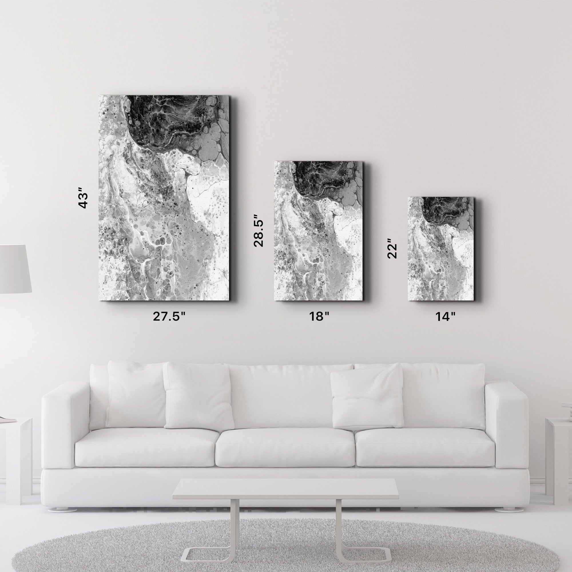 Quadro Decorativo em Vidro Temperado 35 x 55 cm, Multicolor, Impressão UV (4 mm)