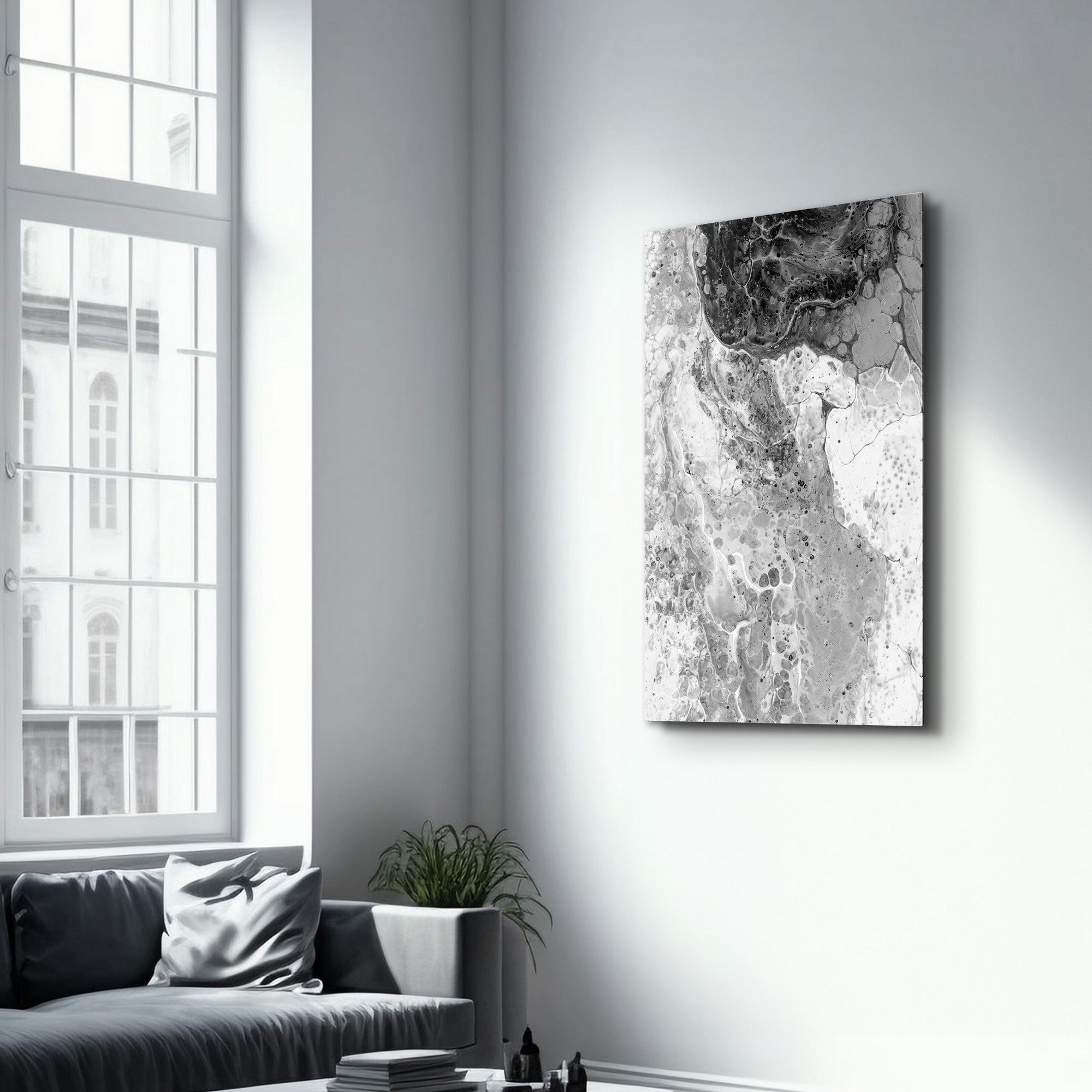 Arte Decorativa em Vidro Temperado Multicolor 70x110cm - Impressão UV de Alta Qualidade