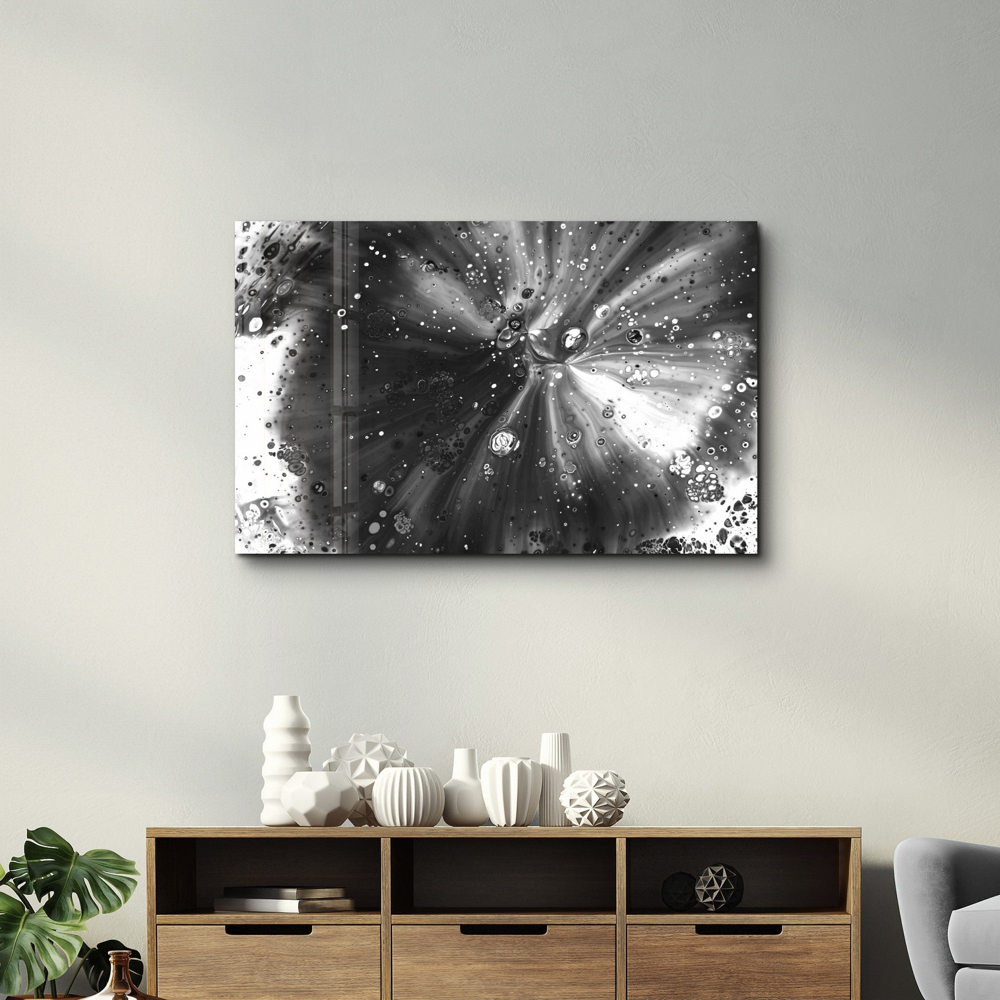 Arte Decorativa em Vidro Temperado Multicolor 35x55cm - Impressão UV de Alta Qualidade