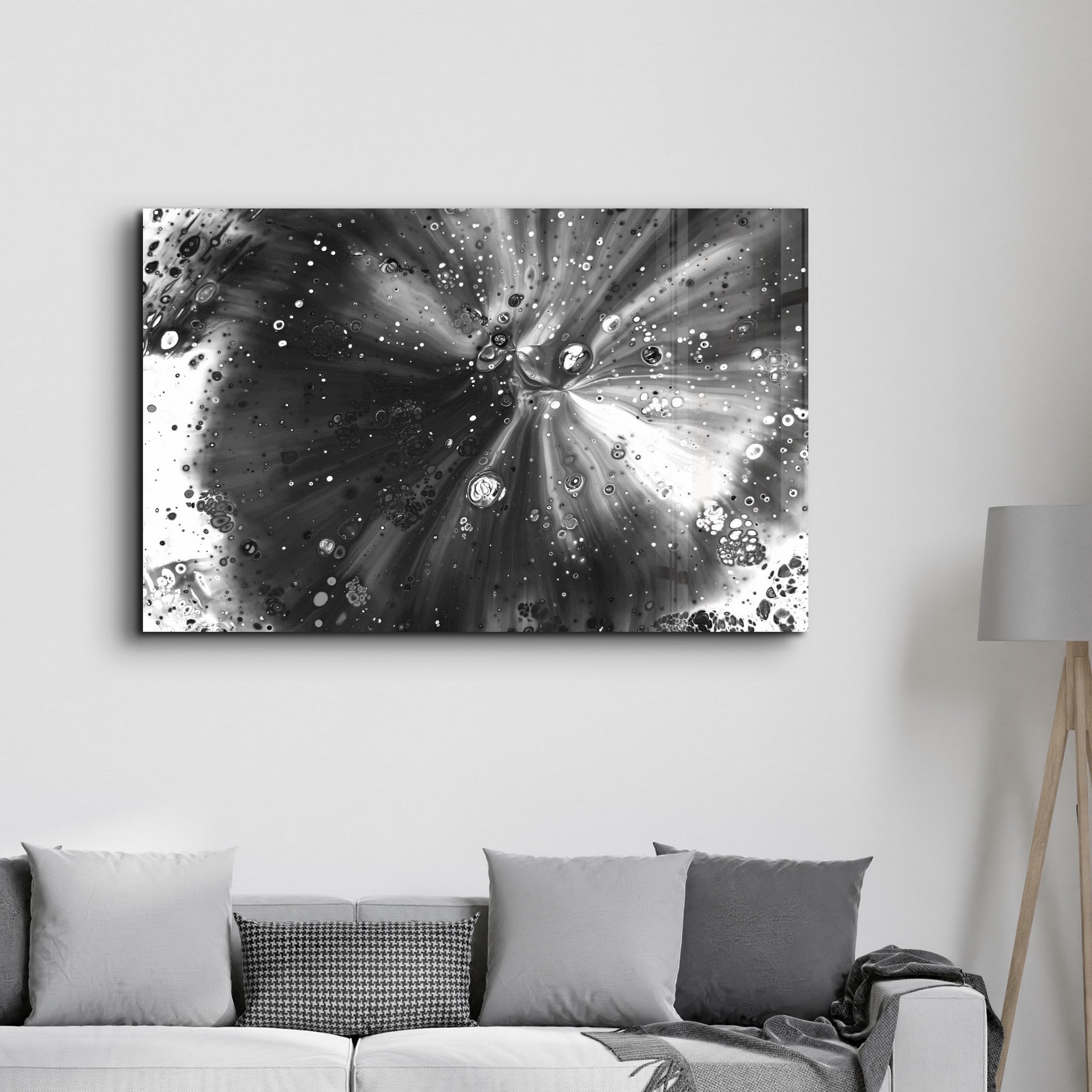 Arte Decorativa em Vidro Temperado Multicolor 35x55cm - Impressão UV de Alta Qualidade