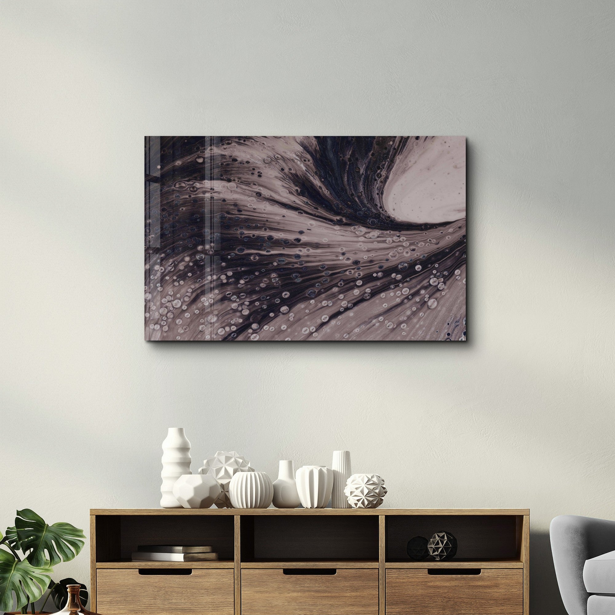 Arte Decorativa em Vidro Temperado Multicolor 35x55cm - Impressão UV de Alta Qualidade