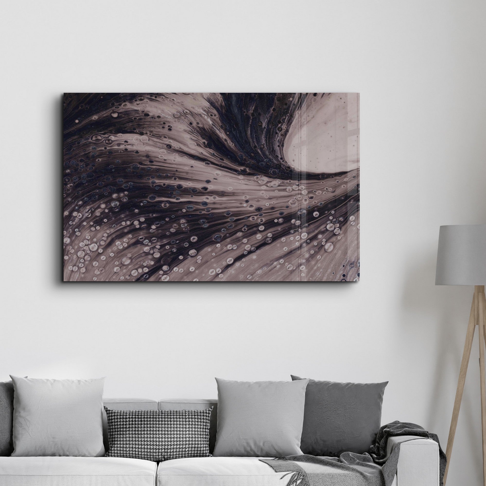 Arte Decorativa em Vidro Temperado Multicolor 35x55cm - Impressão UV de Alta Qualidade