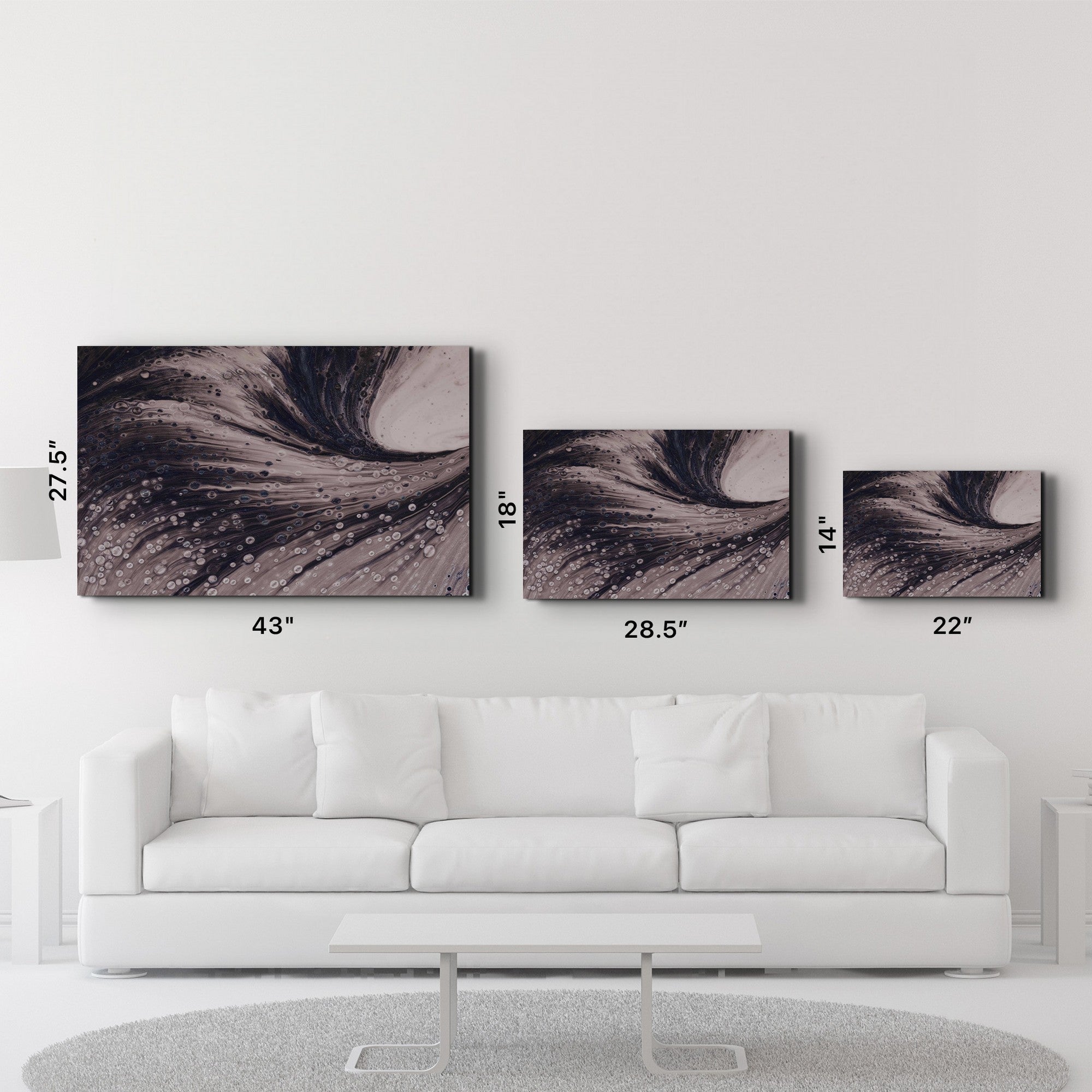 Arte Decorativa em Vidro Temperado Multicolor 70x110cm - Impressão UV de Alta Qualidade