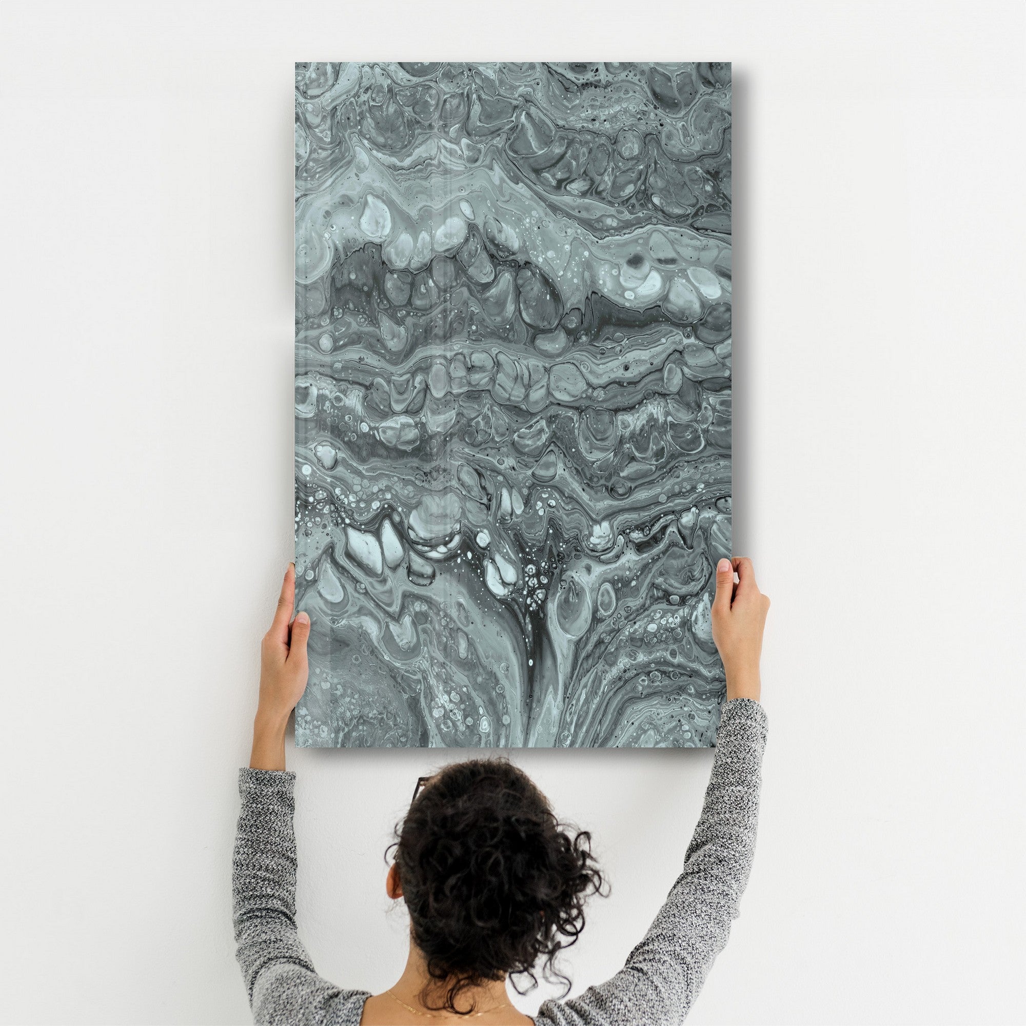 Arte Decorativa em Vidro Temperado Multicolor 70x110cm - Impressão UV de Alta Qualidade