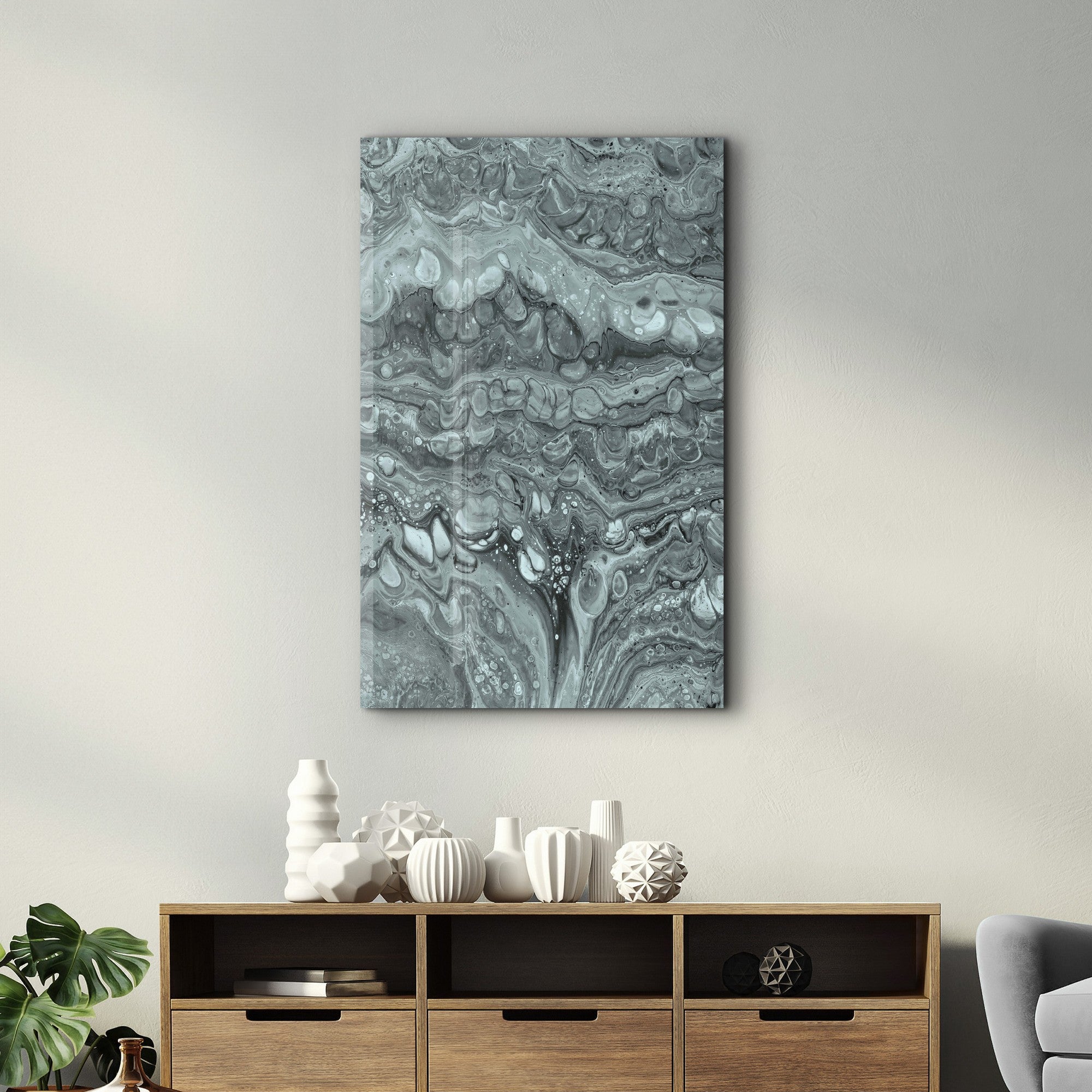 Arte Decorativa em Vidro Temperado Multicolor 70x110cm - Impressão UV de Alta Qualidade