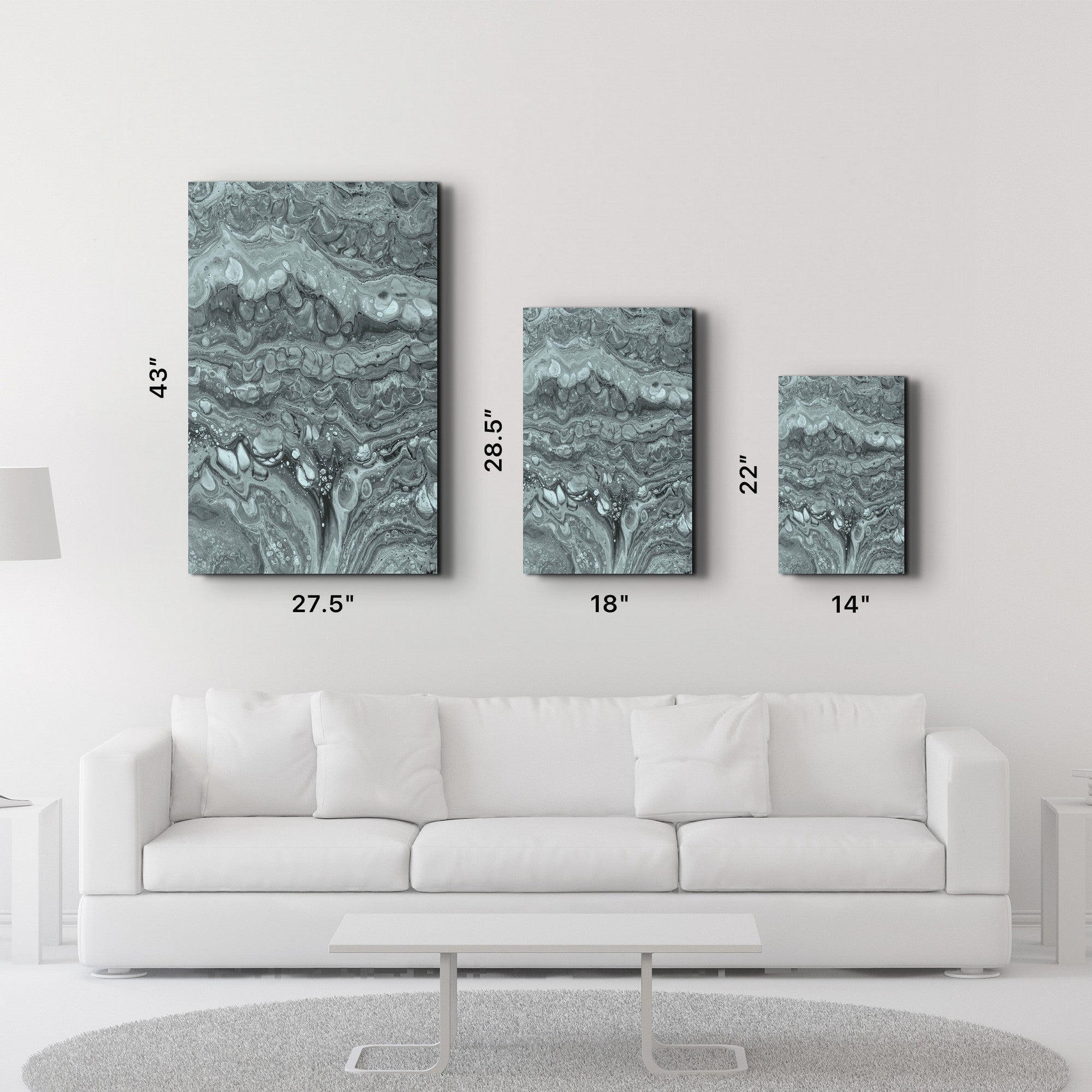 Arte Decorativa em Vidro Temperado Multicolor 70x110cm - Impressão UV de Alta Qualidade