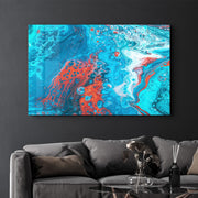 Arte Decorativa em Vidro Temperado Multicolor 35x55cm - Impressão UV de Alta Qualidade