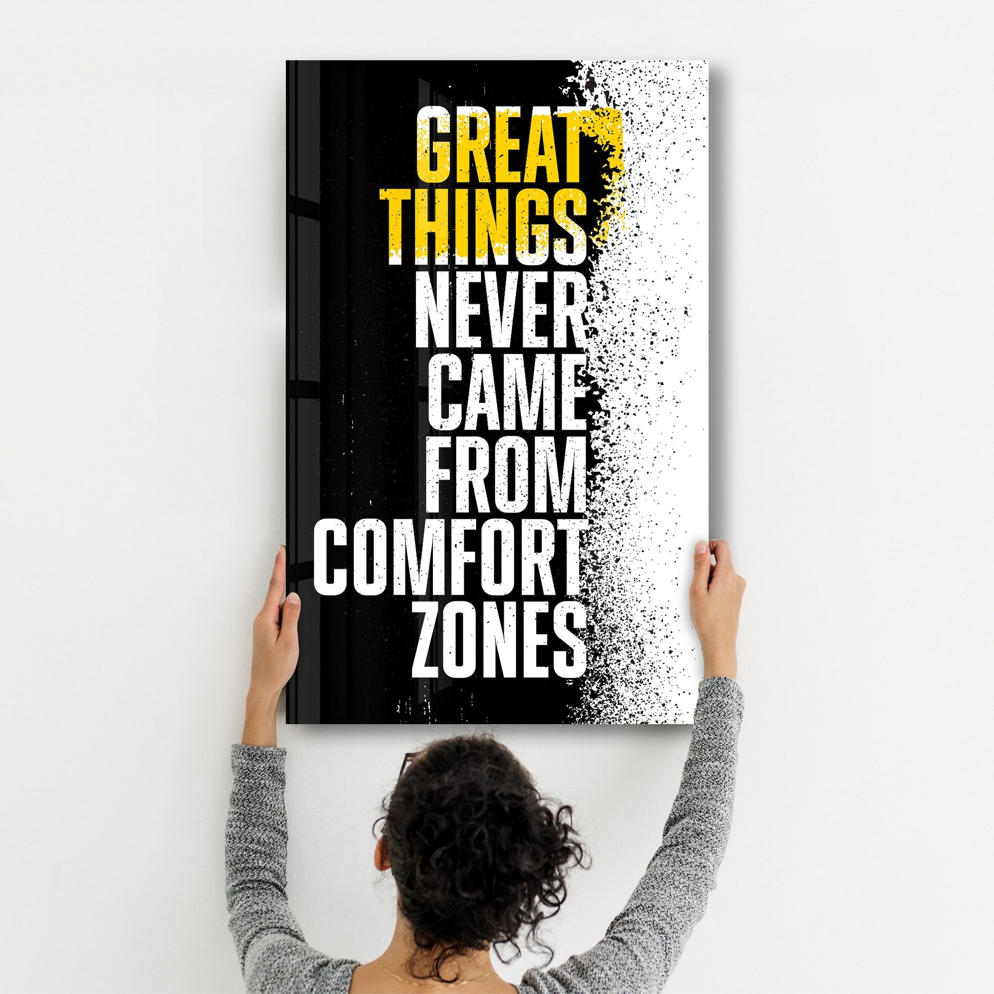 Quadro Decorativo em Vidro Temperado Multicolor 35x55cm - Impressão UV de Alta Qualidade