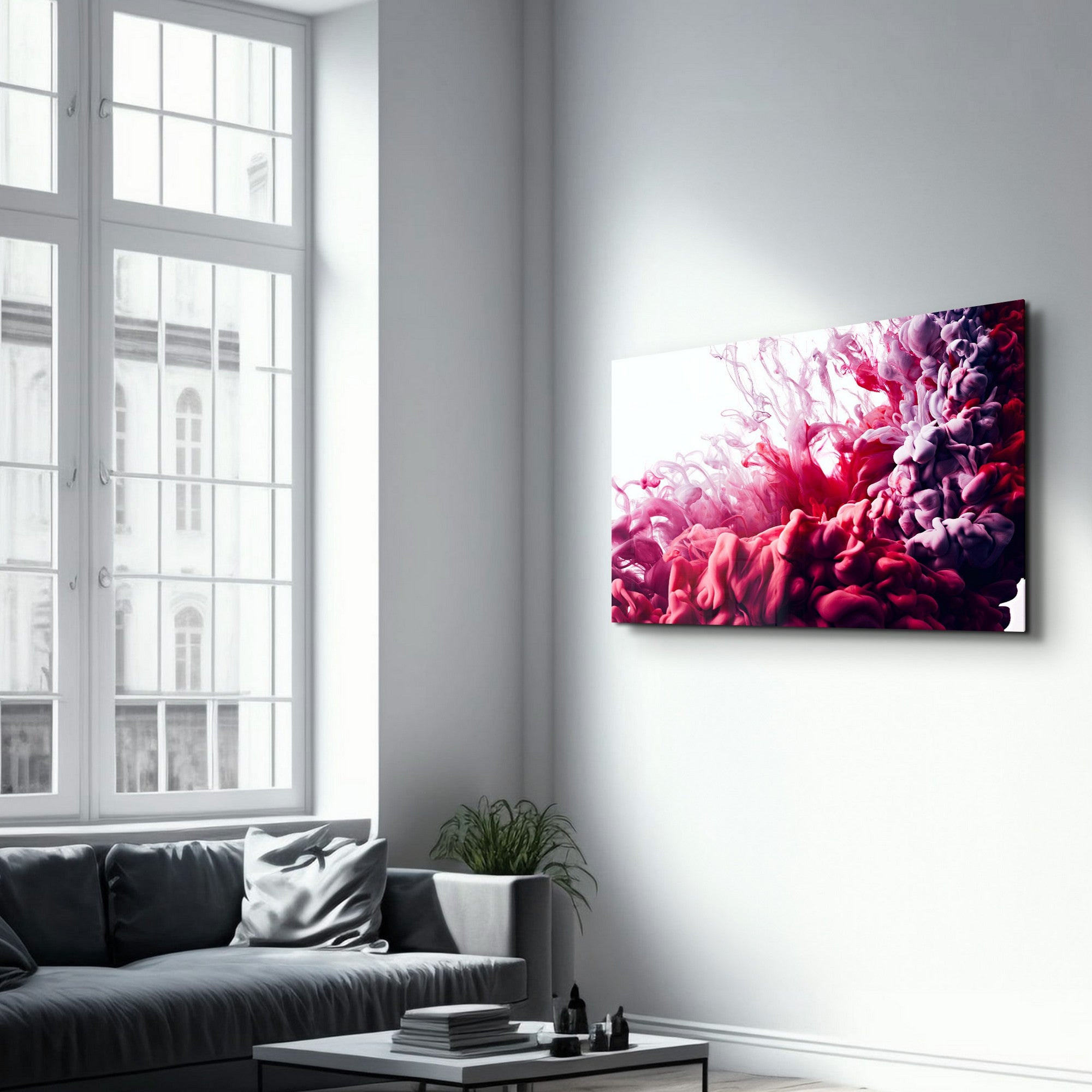 Arte Decorativa em Vidro Temperado Multicolor 70x110cm - Impressão UV de Alta Qualidade