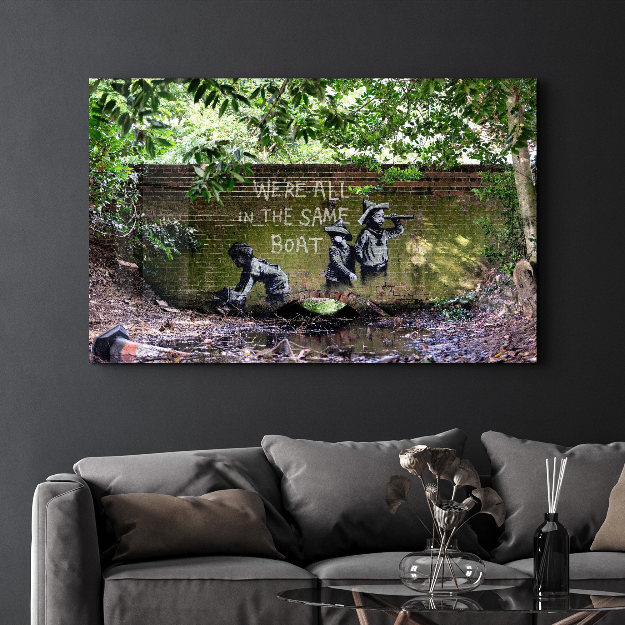 Arte Decorativa em Vidro Temperado Multicolor 35x55cm - Impressão UV de Alta Qualidade