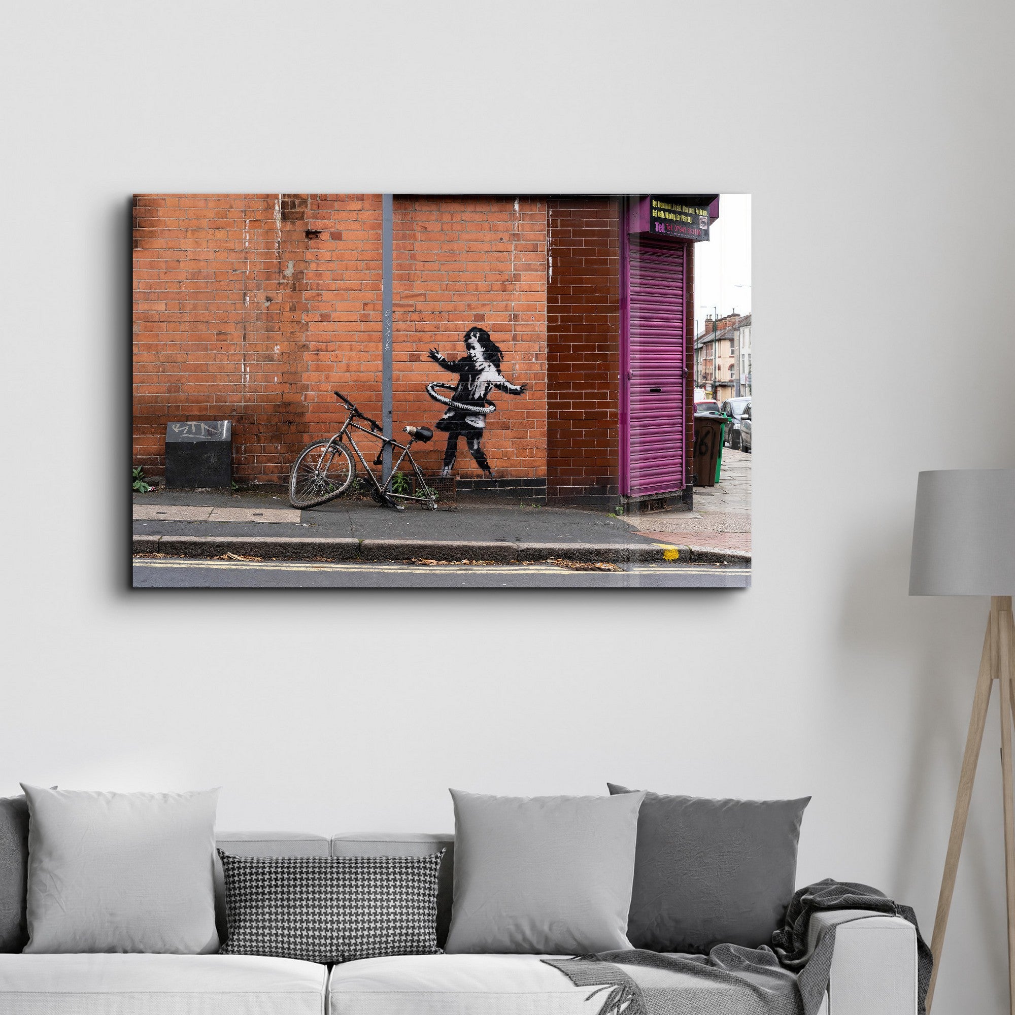 Arte Decorativa em Vidro Temperado Multicolor 35x55cm - Impressão UV de Alta Qualidade